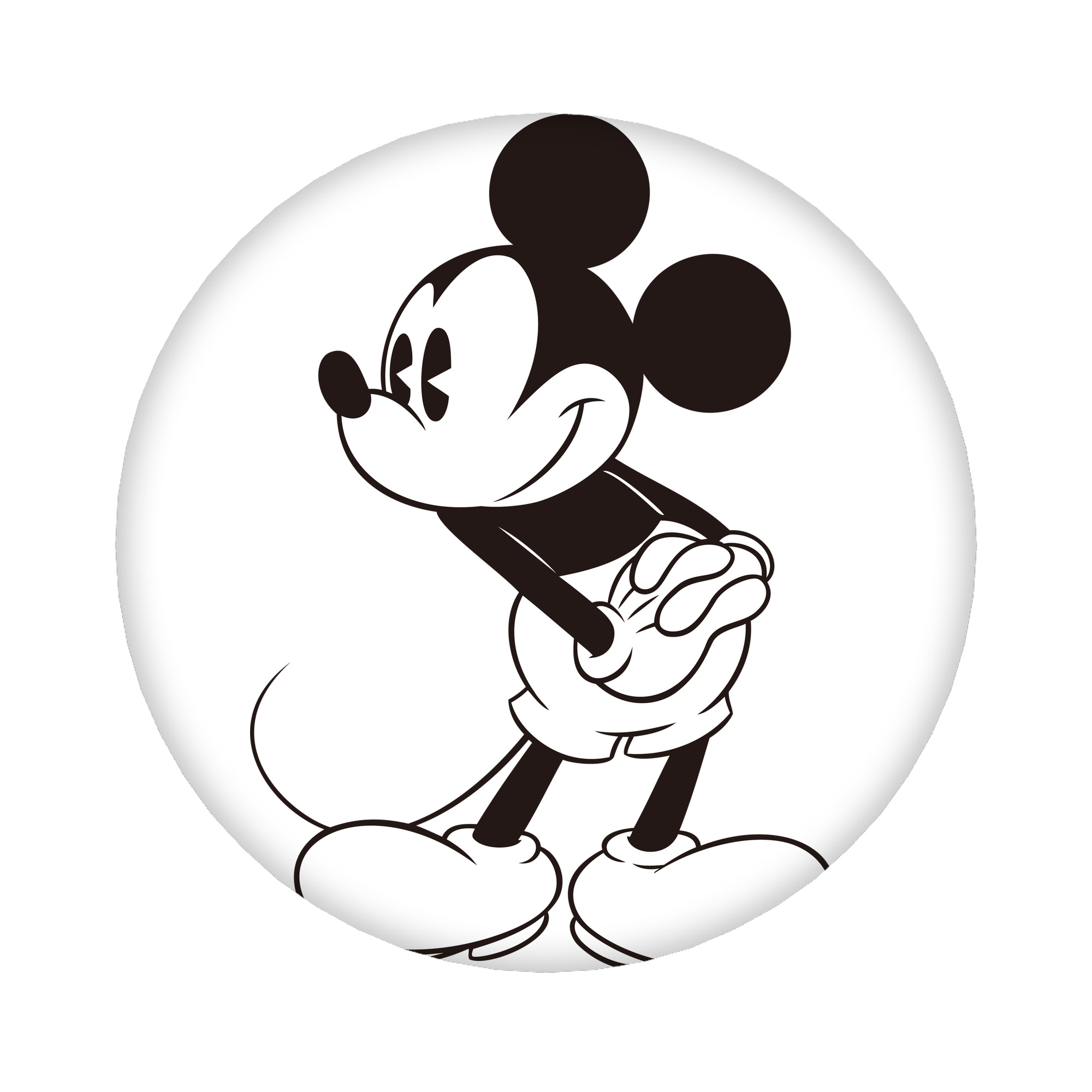 （画像用） ミッキーマウス Mickey Mouse 6cm 缶バッジ 複数セット