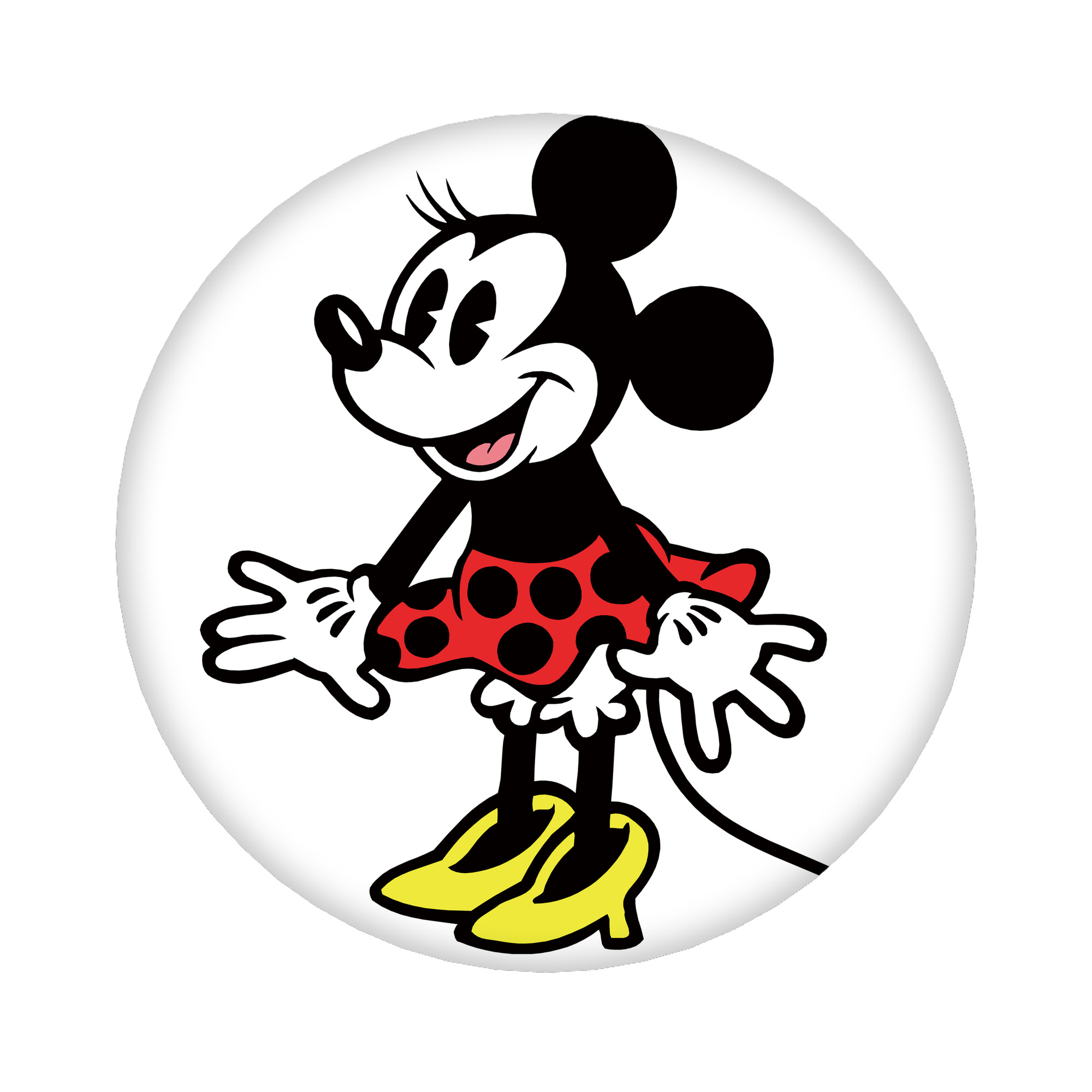 （画像用） ミッキーマウス Mickey Mouse 6cm 缶バッジ 複数セット