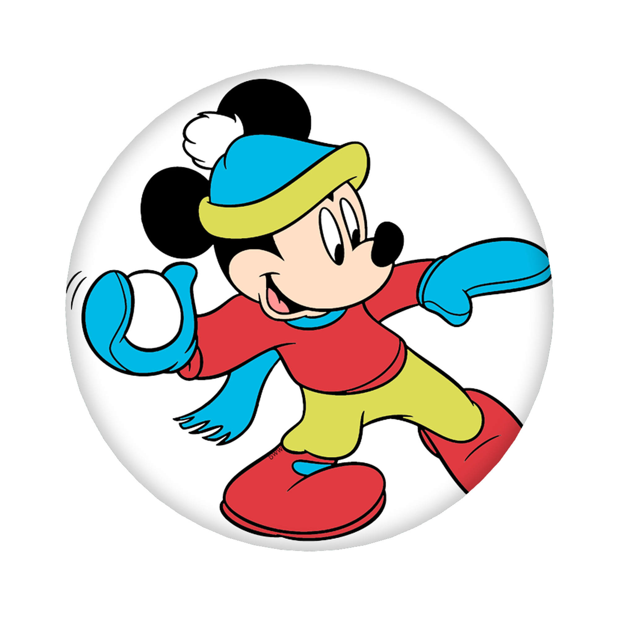 （画像用） ミッキーマウス Mickey Mouse 6cm 缶バッジ 複数セット