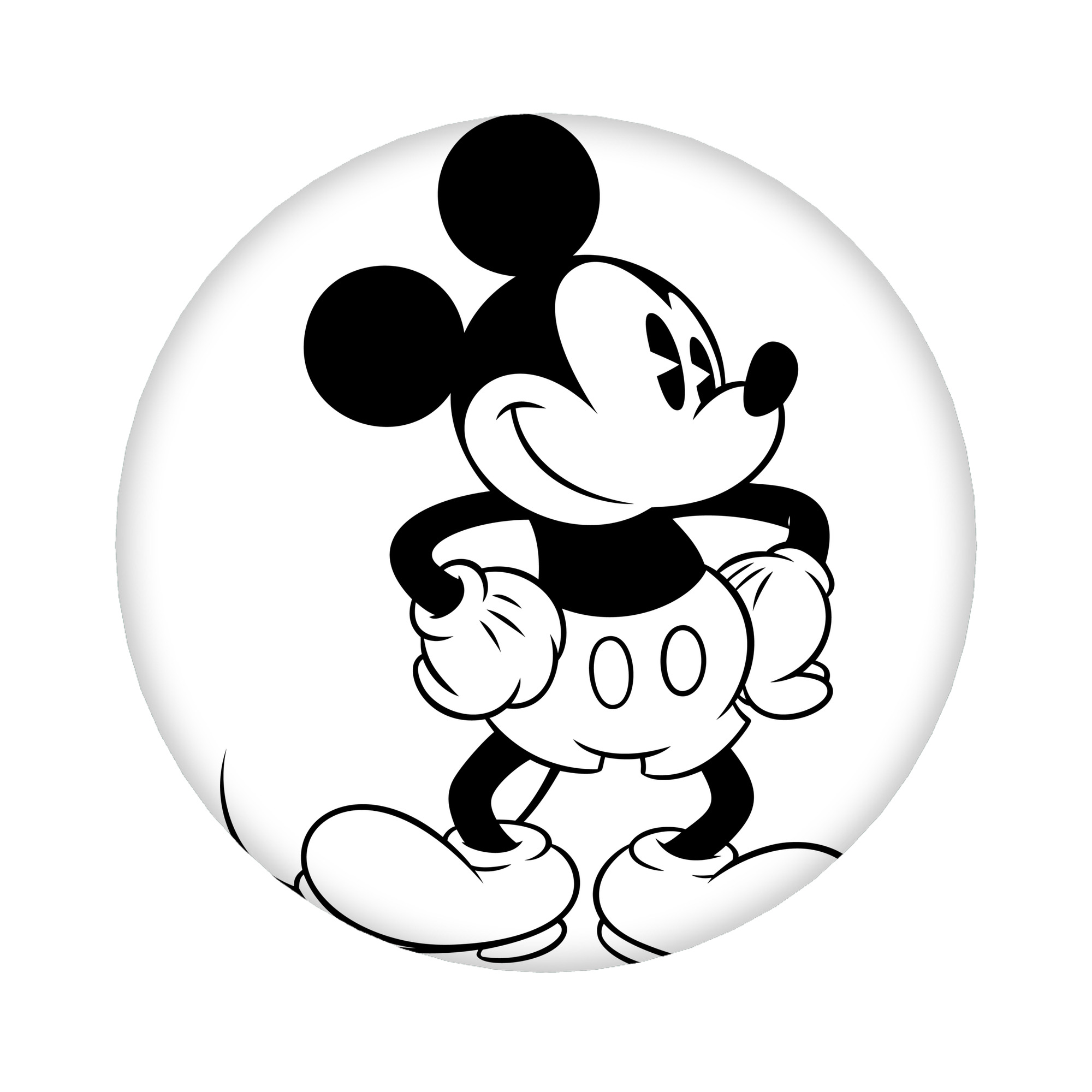（画像用） ミッキーマウス Mickey Mouse 6cm 缶バッジ 複数セット