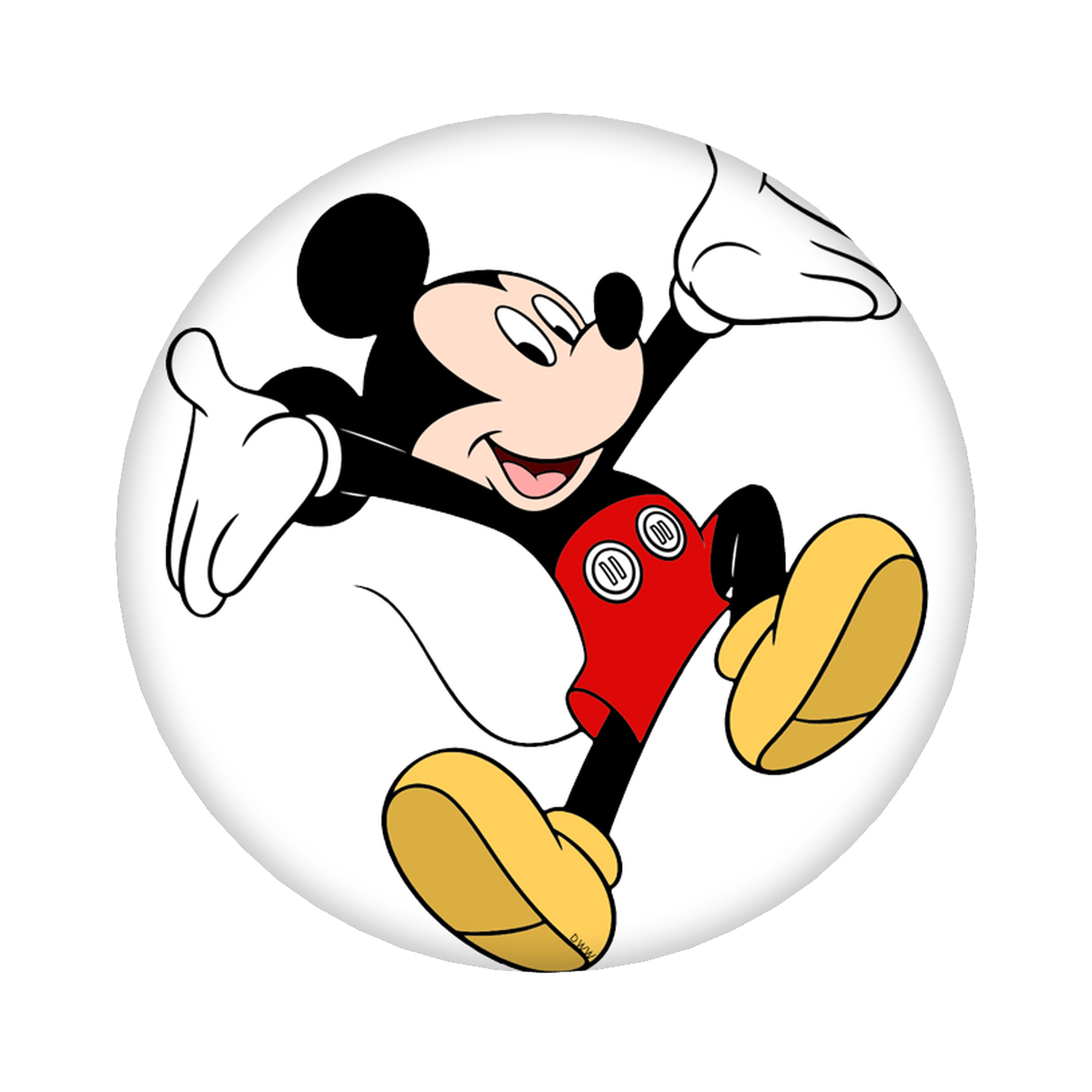 （画像用） ミッキーマウス Mickey Mouse 6cm 缶バッジ 複数セット