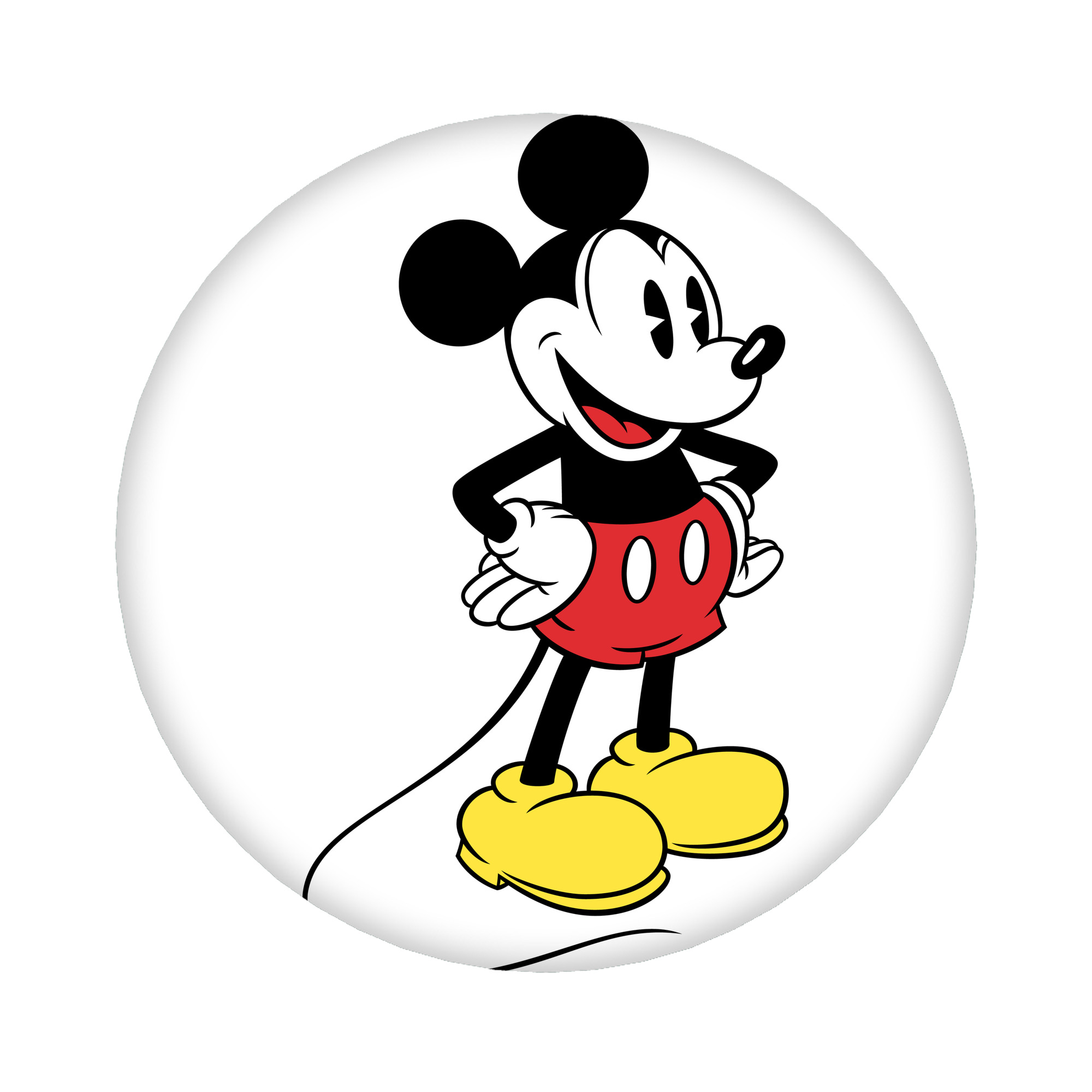 （画像用） ミッキーマウス Mickey Mouse 6cm 缶バッジ 複数セット