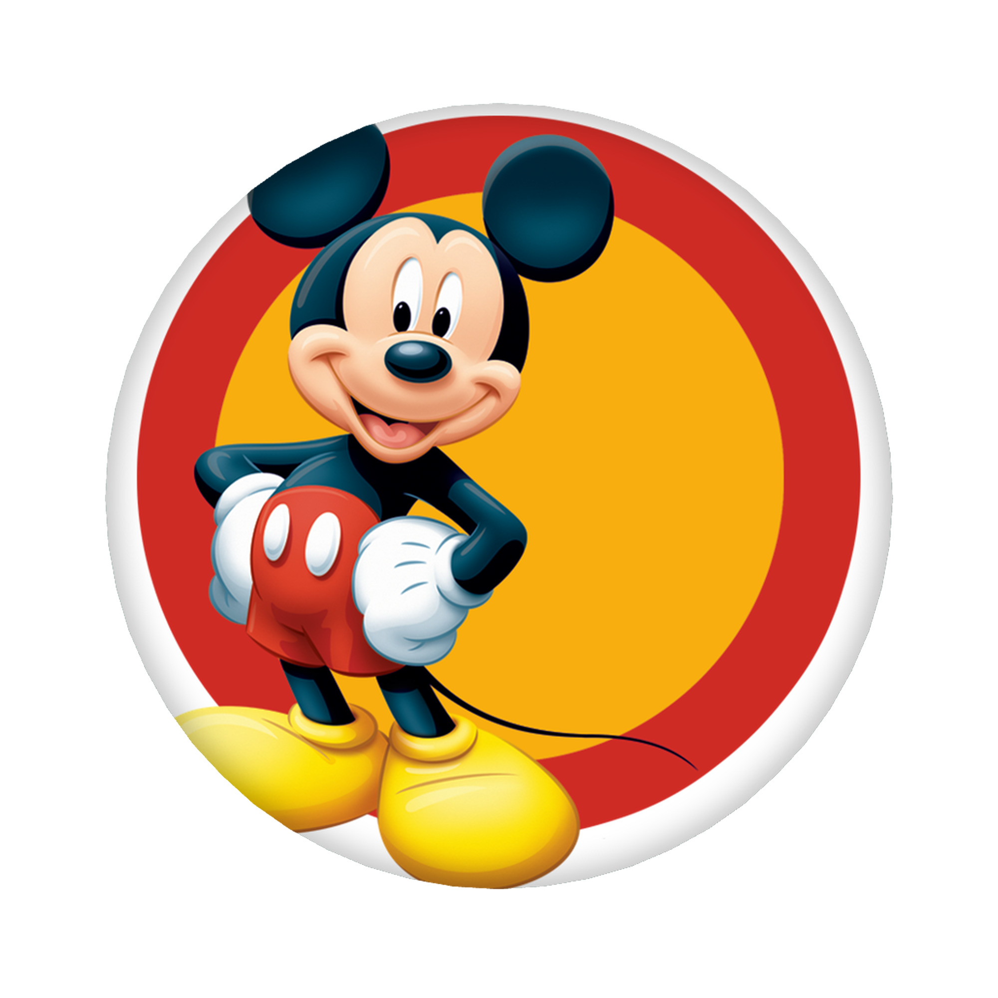 （画像用） ミッキーマウス Mickey Mouse 6cm 缶バッジ 複数セット