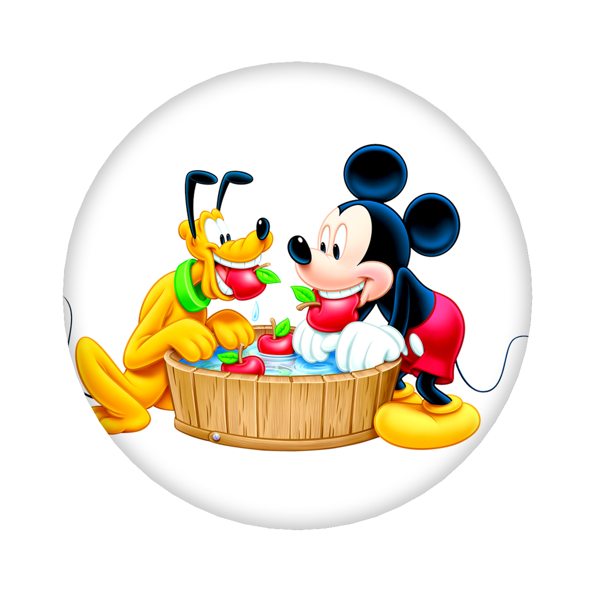 （画像用） ミッキーマウス Mickey Mouse 6cm 缶バッジ 複数セット