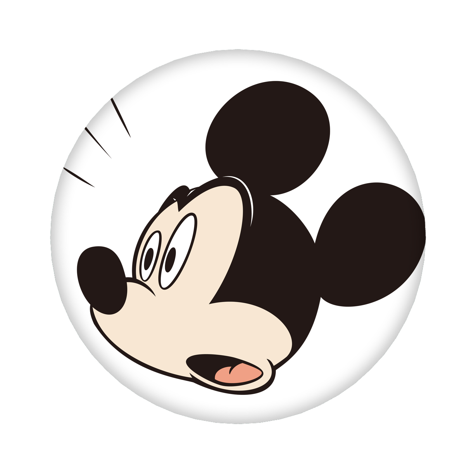 （画像用） ミッキーマウス Mickey Mouse 6cm 缶バッジ 複数セット
