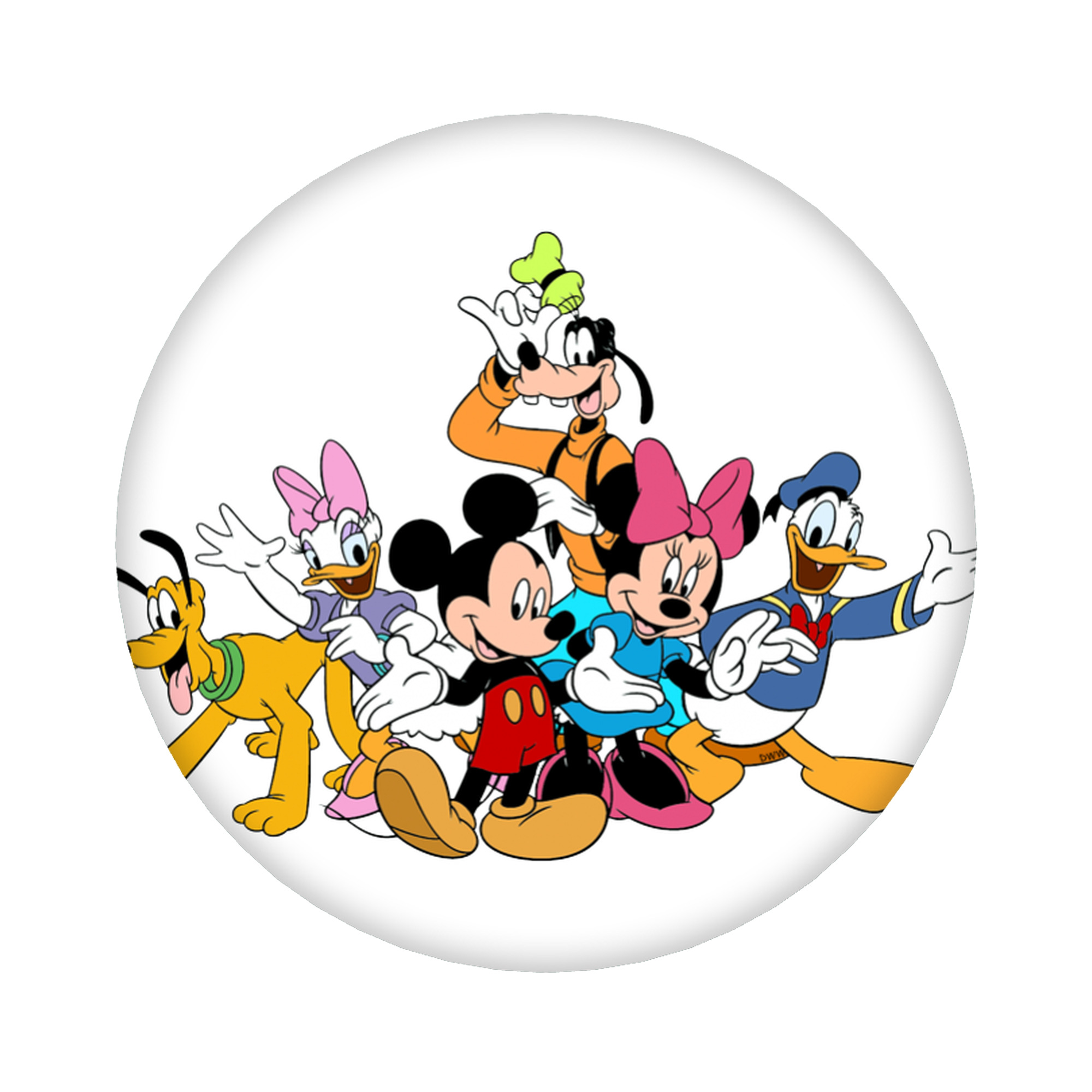 （画像用） ミッキーマウス Mickey Mouse 6cm 缶バッジ 複数セット