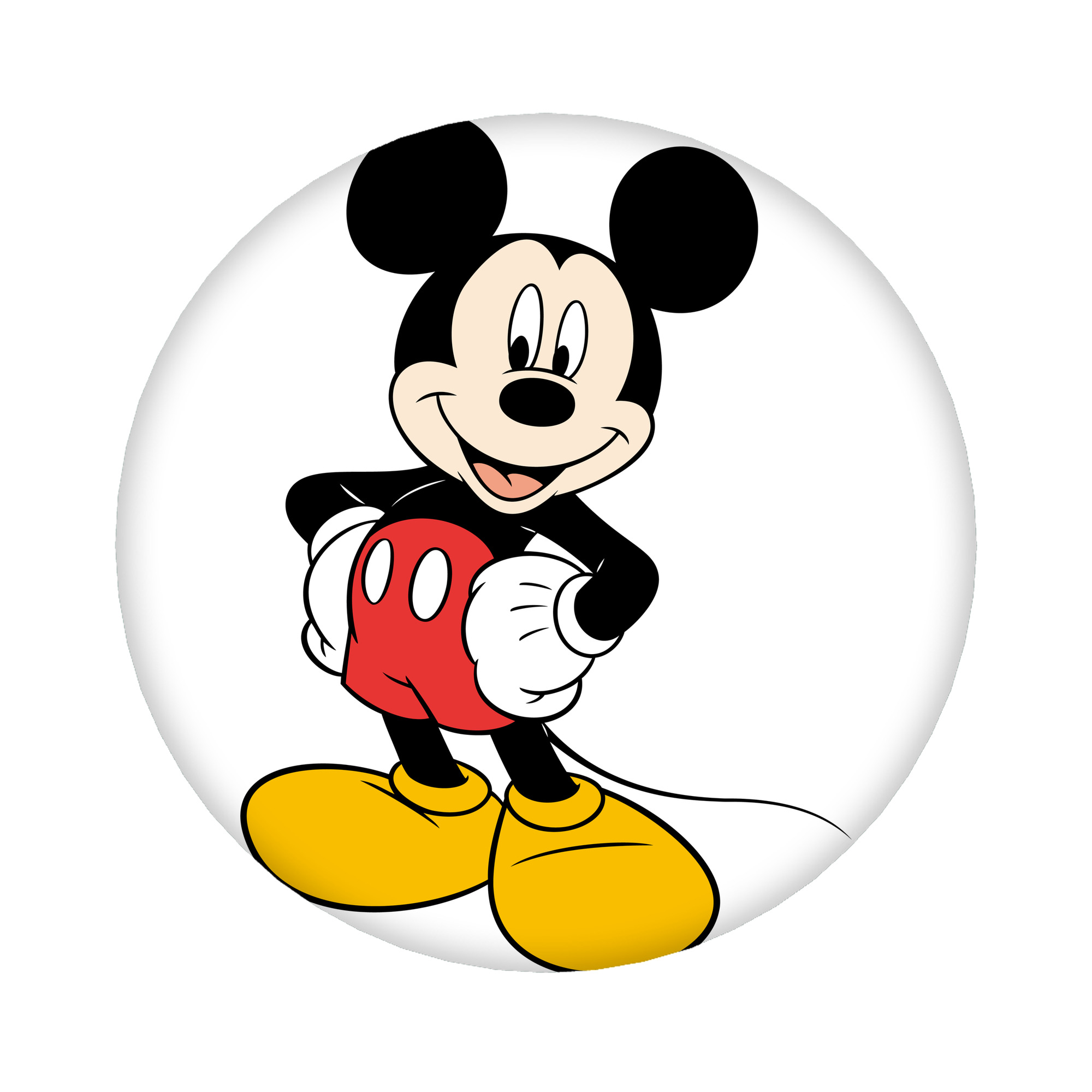（画像用） ミッキーマウス Mickey Mouse 6cm 缶バッジ 複数セット