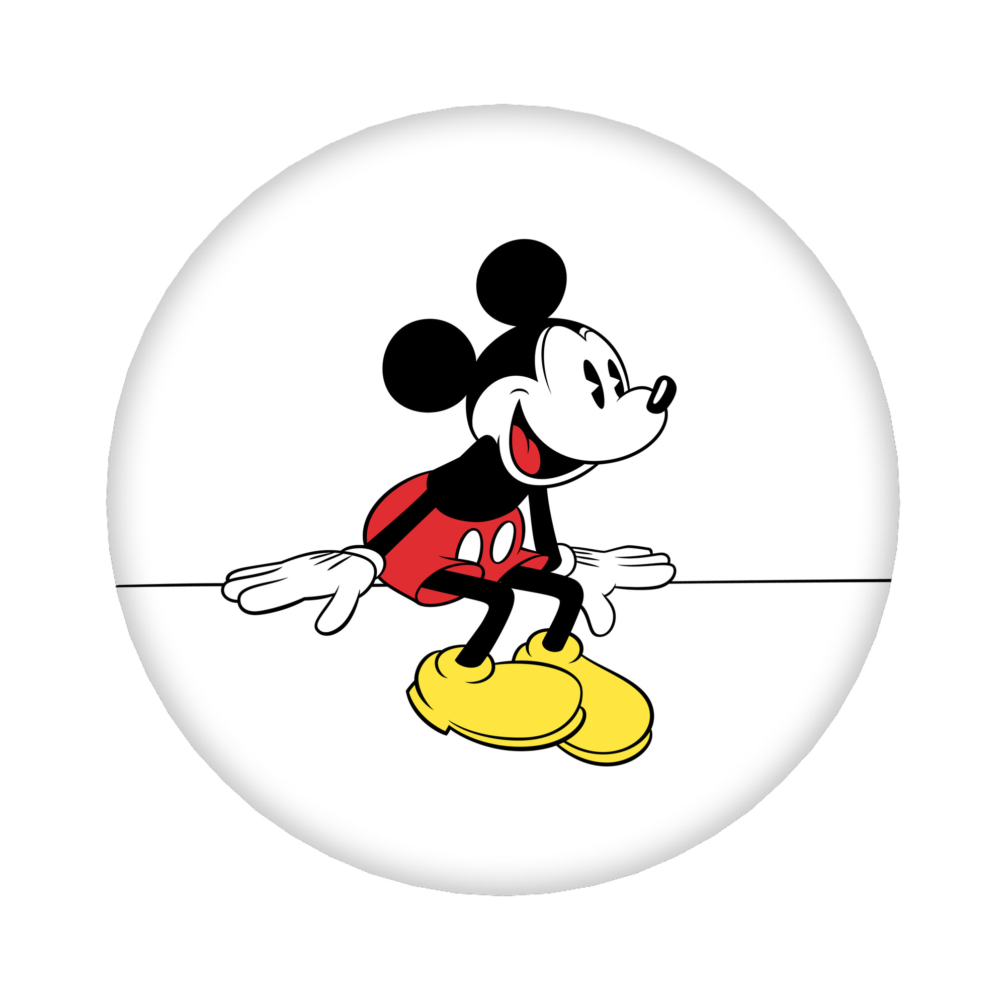 （画像用） ミッキーマウス Mickey Mouse 6cm 缶バッジ 複数セット