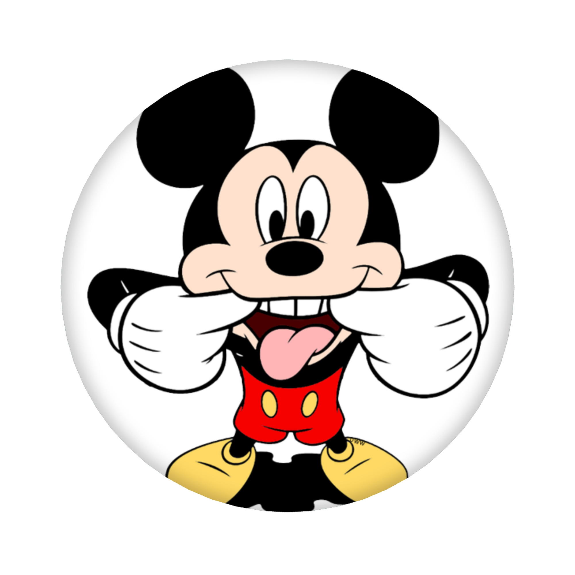 （画像用） ミッキーマウス Mickey Mouse 6cm 缶バッジ 複数セット
