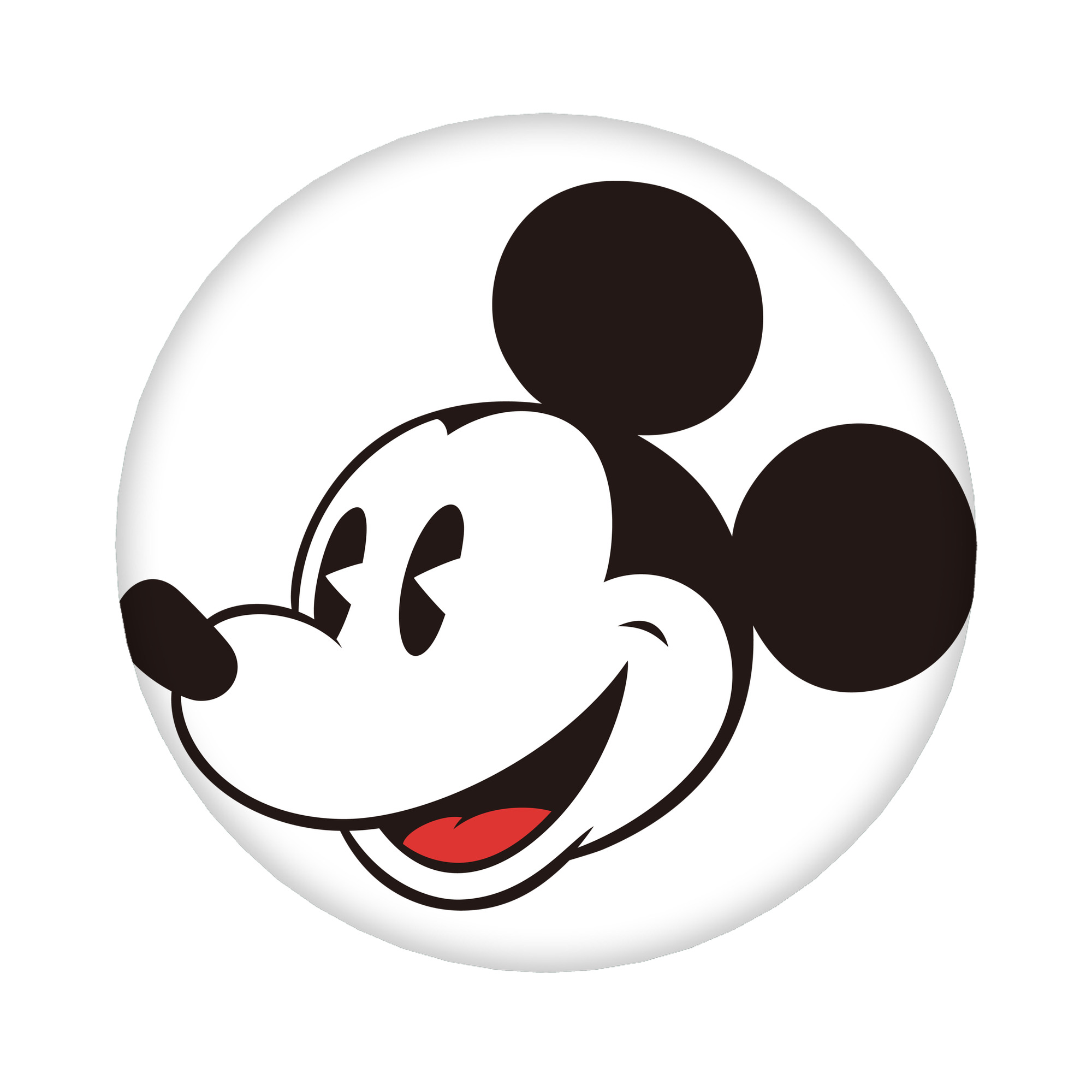 （画像用） ミッキーマウス Mickey Mouse 6cm 缶バッジ 複数セット