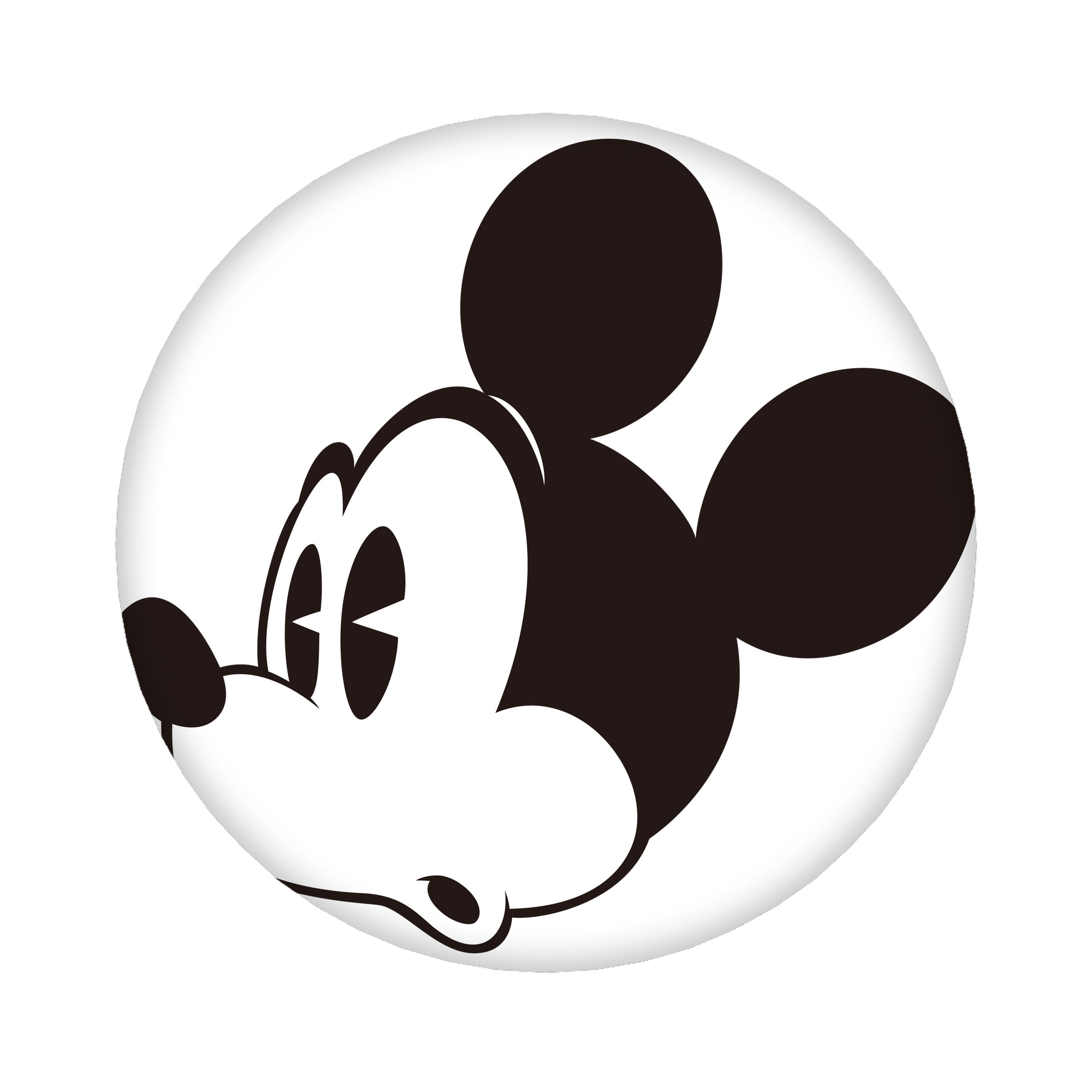 （画像用） ミッキーマウス Mickey Mouse 6cm 缶バッジ 複数セット
