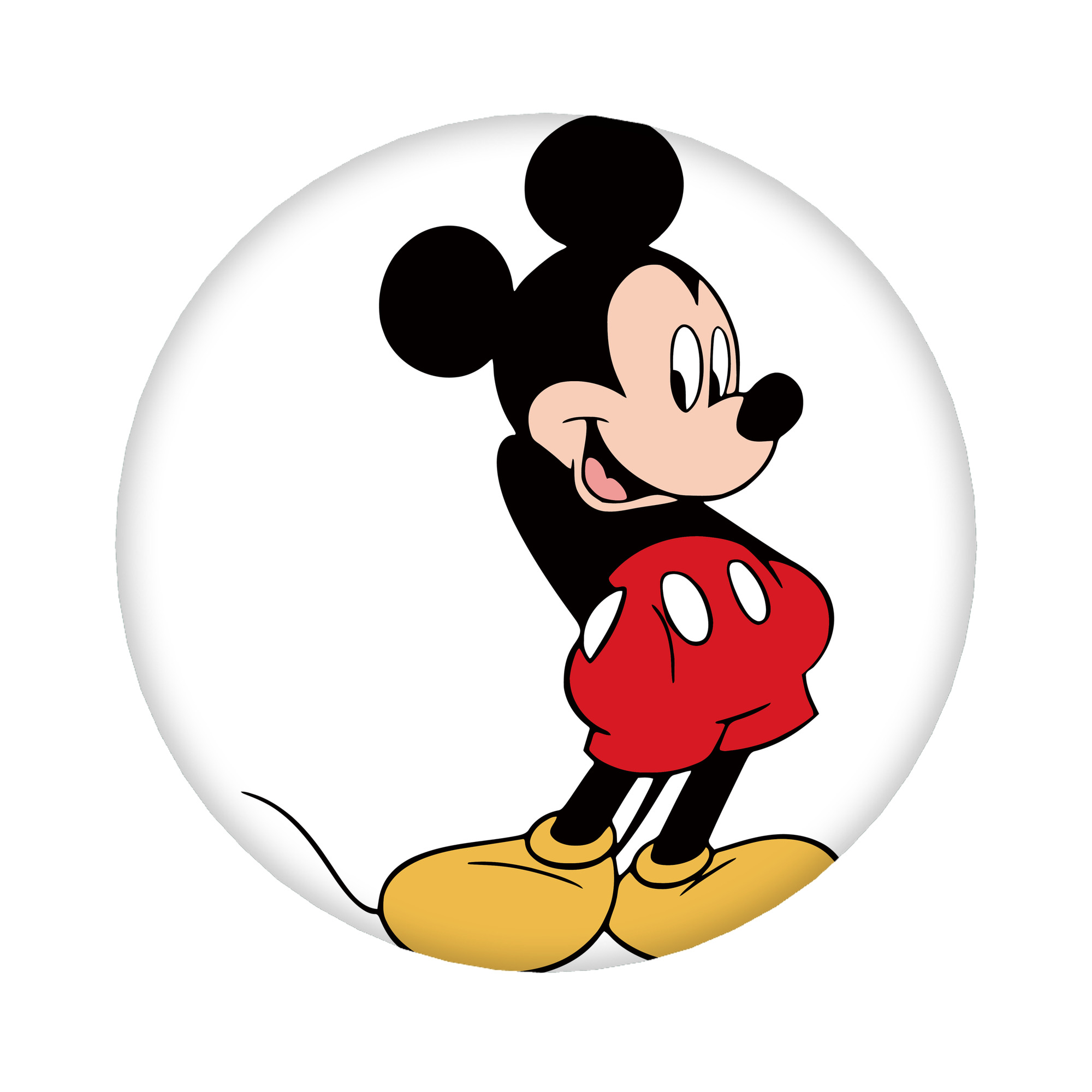 （画像用） ミッキーマウス Mickey Mouse 6cm 缶バッジ 複数セット