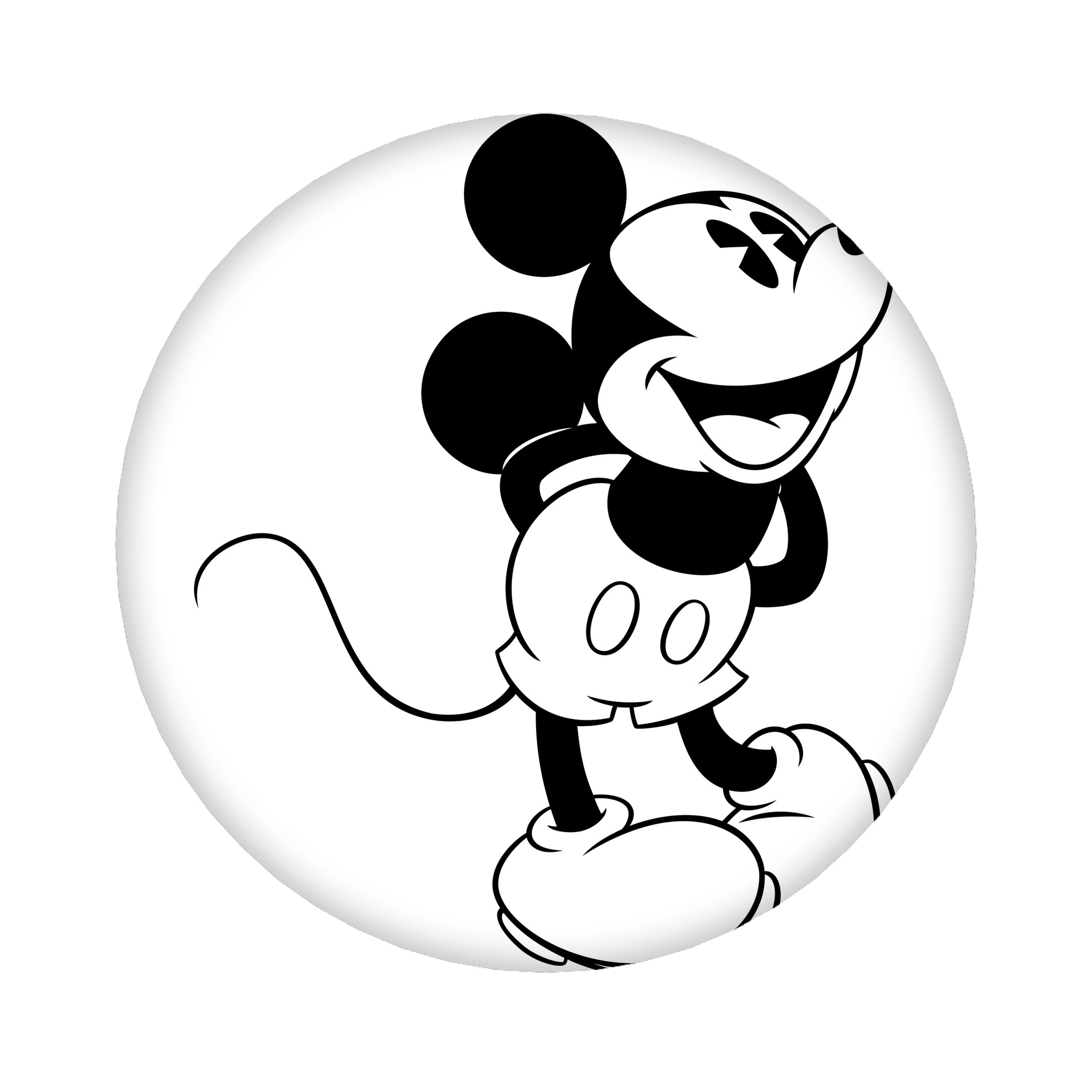 （画像用） ミッキーマウス Mickey Mouse 6cm 缶バッジ 複数セット