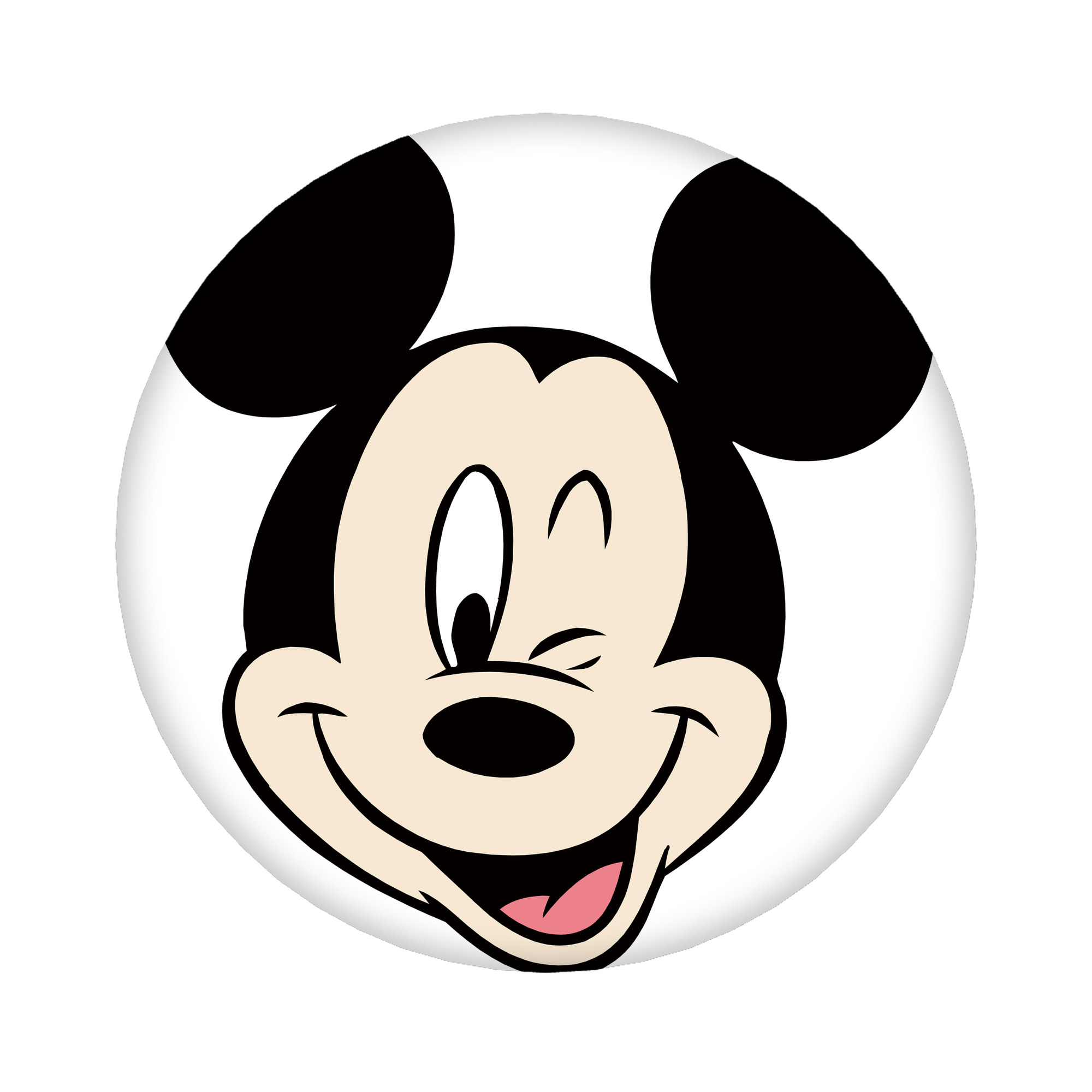 （画像用） ミッキーマウス Mickey Mouse 6cm 缶バッジ 複数セット