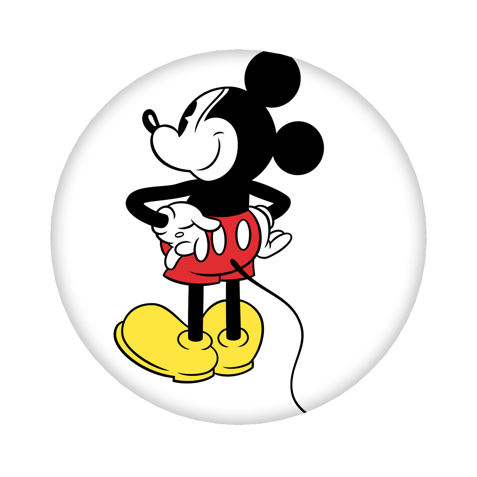 （画像用） ミッキーマウス Mickey Mouse 6cm 缶バッジ 複数セット
