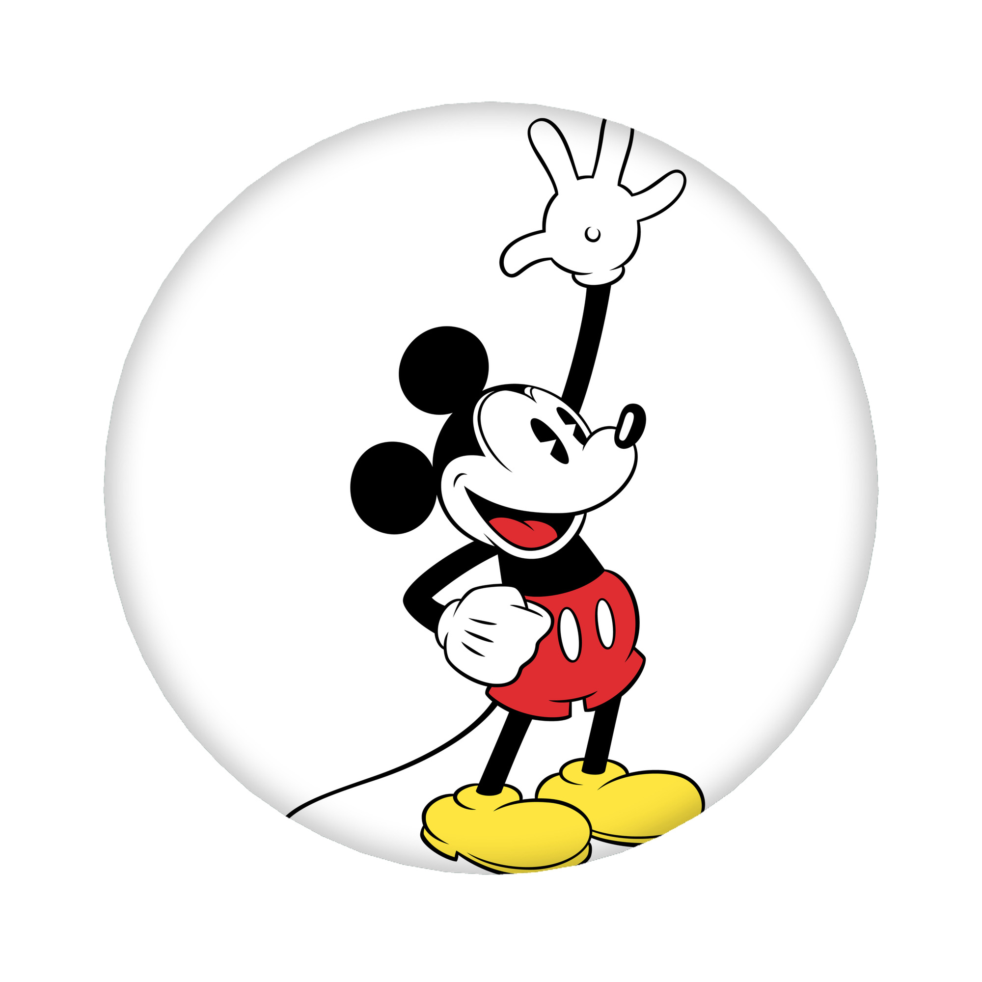 （画像用） ミッキーマウス Mickey Mouse 6cm 缶バッジ 複数セット