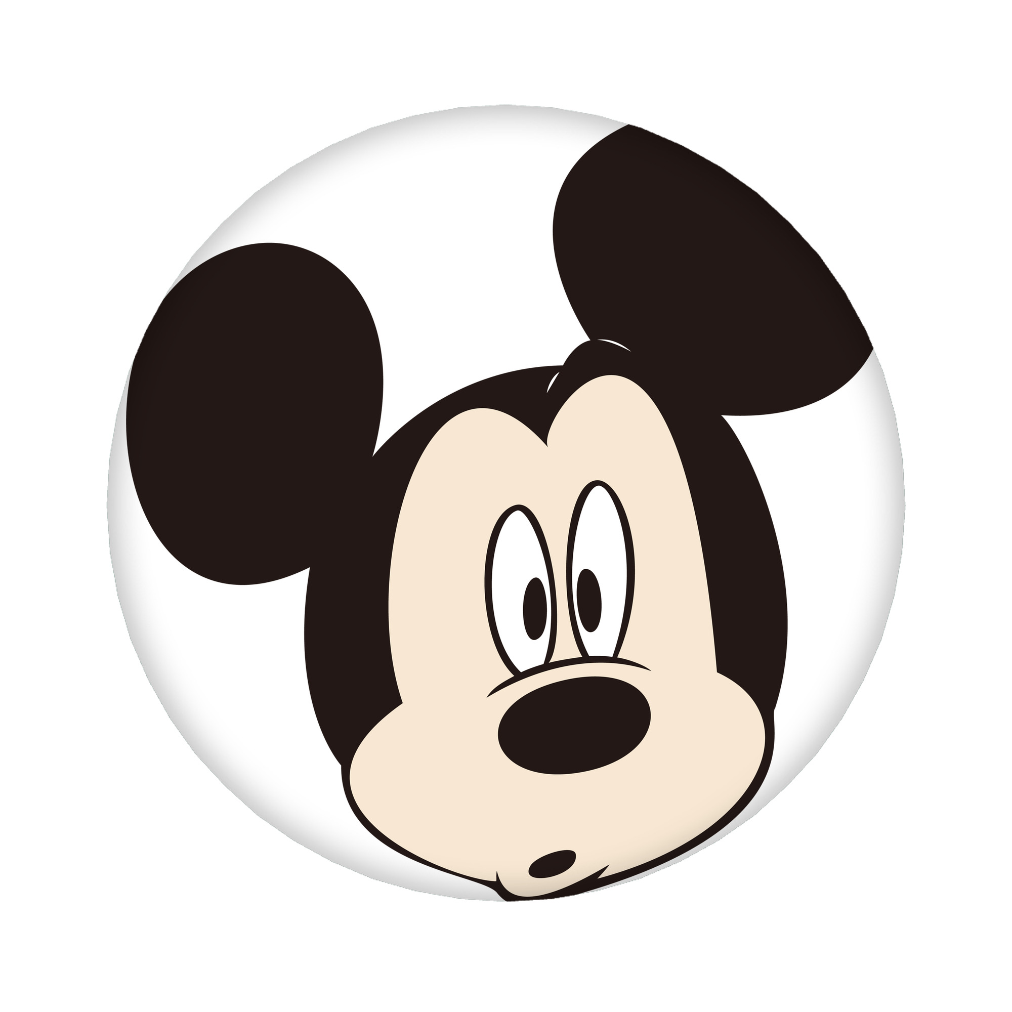 （画像用） ミッキーマウス Mickey Mouse 6cm 缶バッジ 複数セット