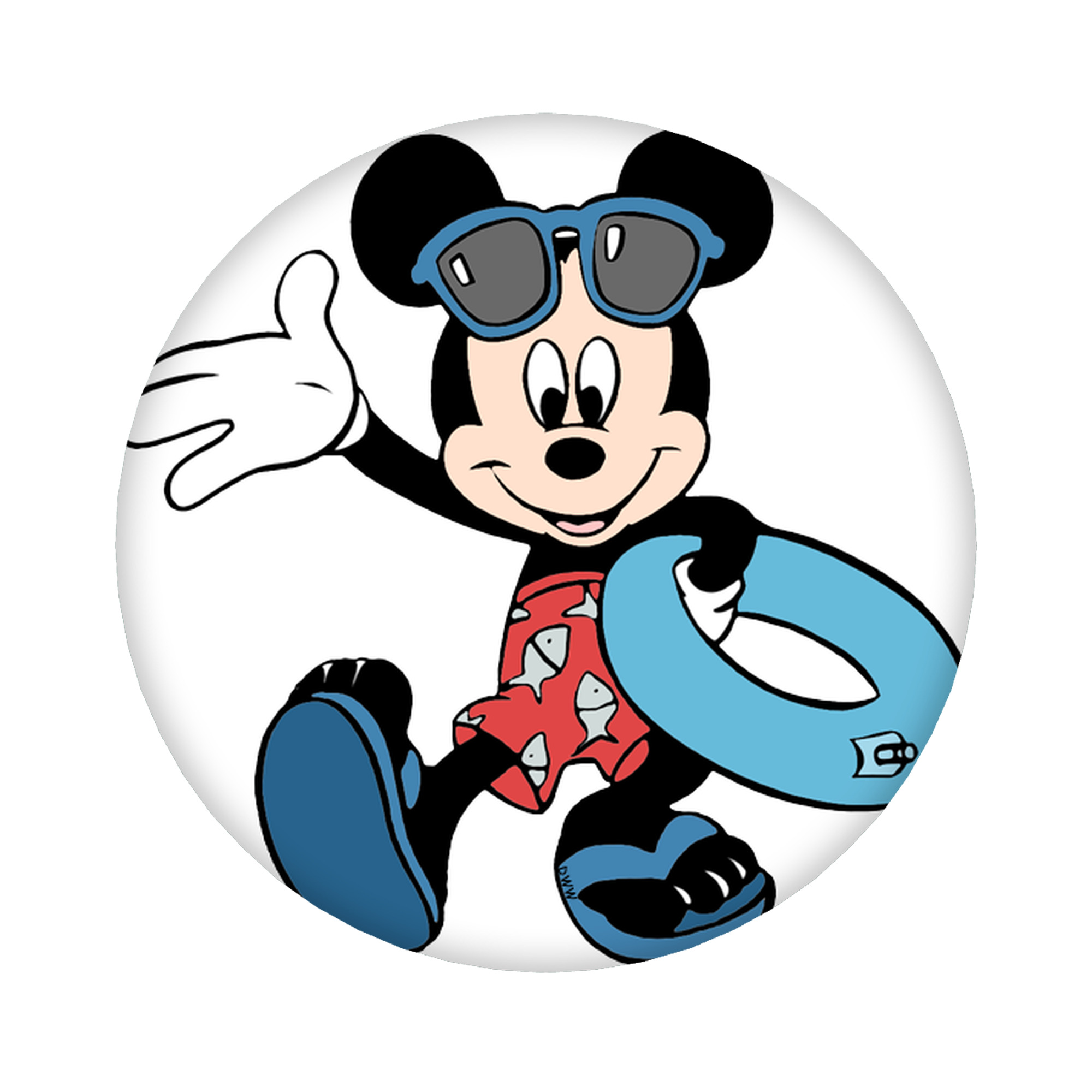 （画像用） ミッキーマウス Mickey Mouse 6cm 缶バッジ 複数セット