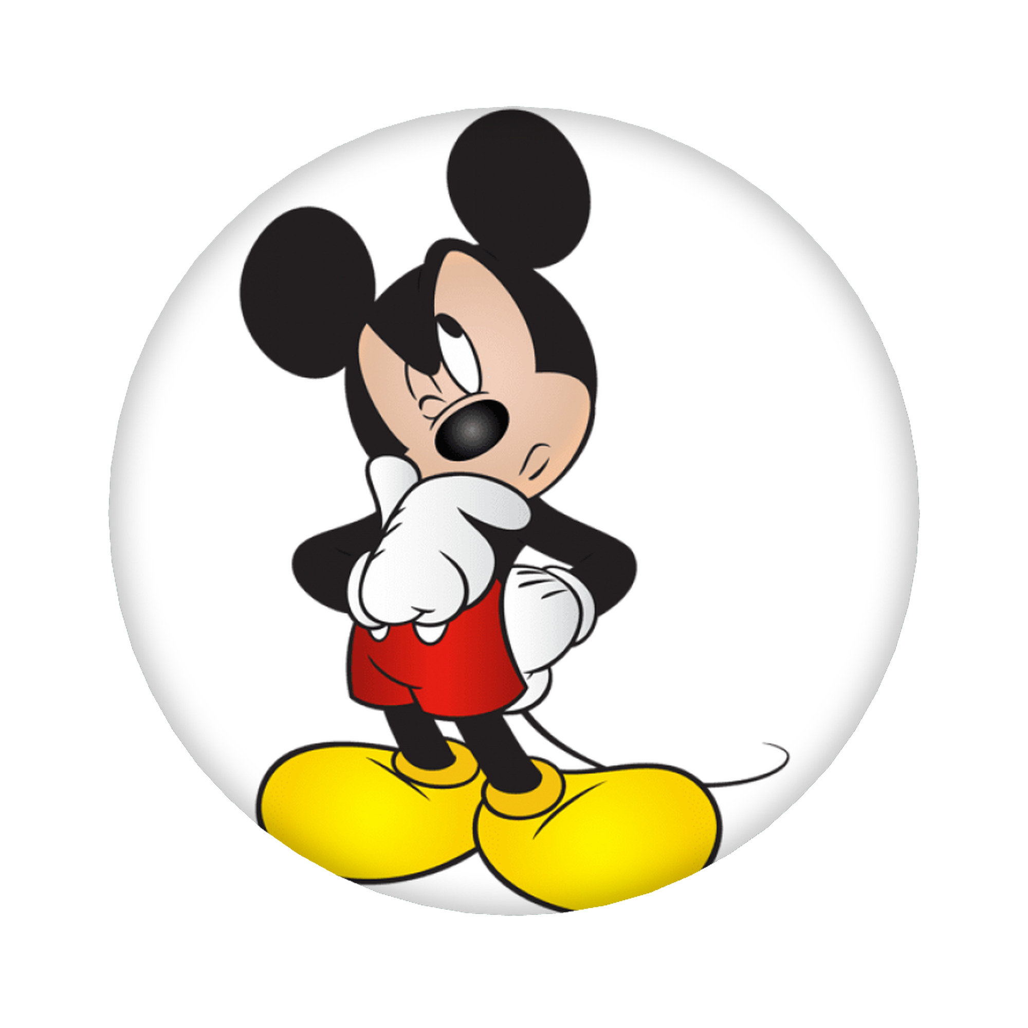 （画像用） ミッキーマウス Mickey Mouse 6cm 缶バッジ 複数セット