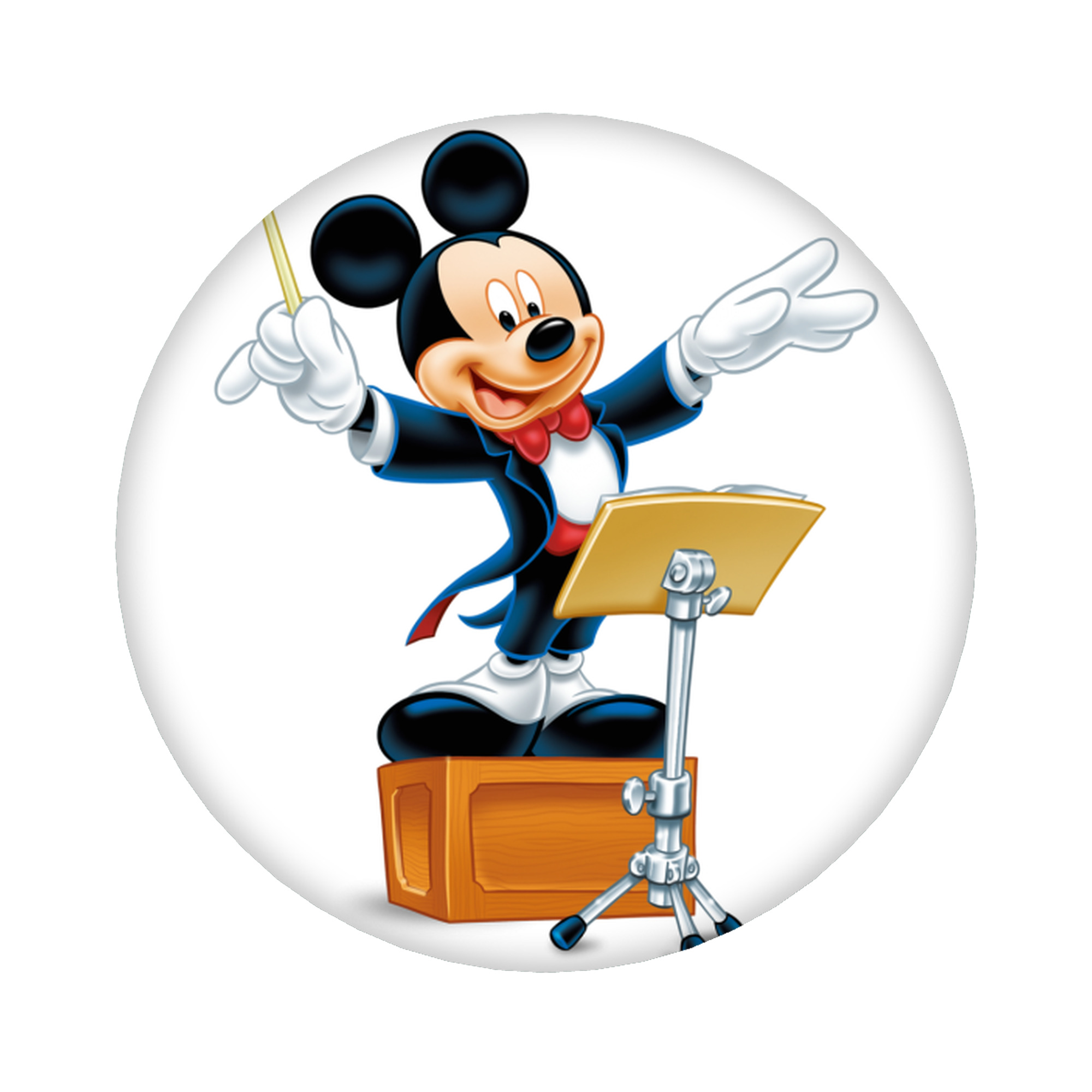 （画像用） ミッキーマウス Mickey Mouse 6cm 缶バッジ 複数セット