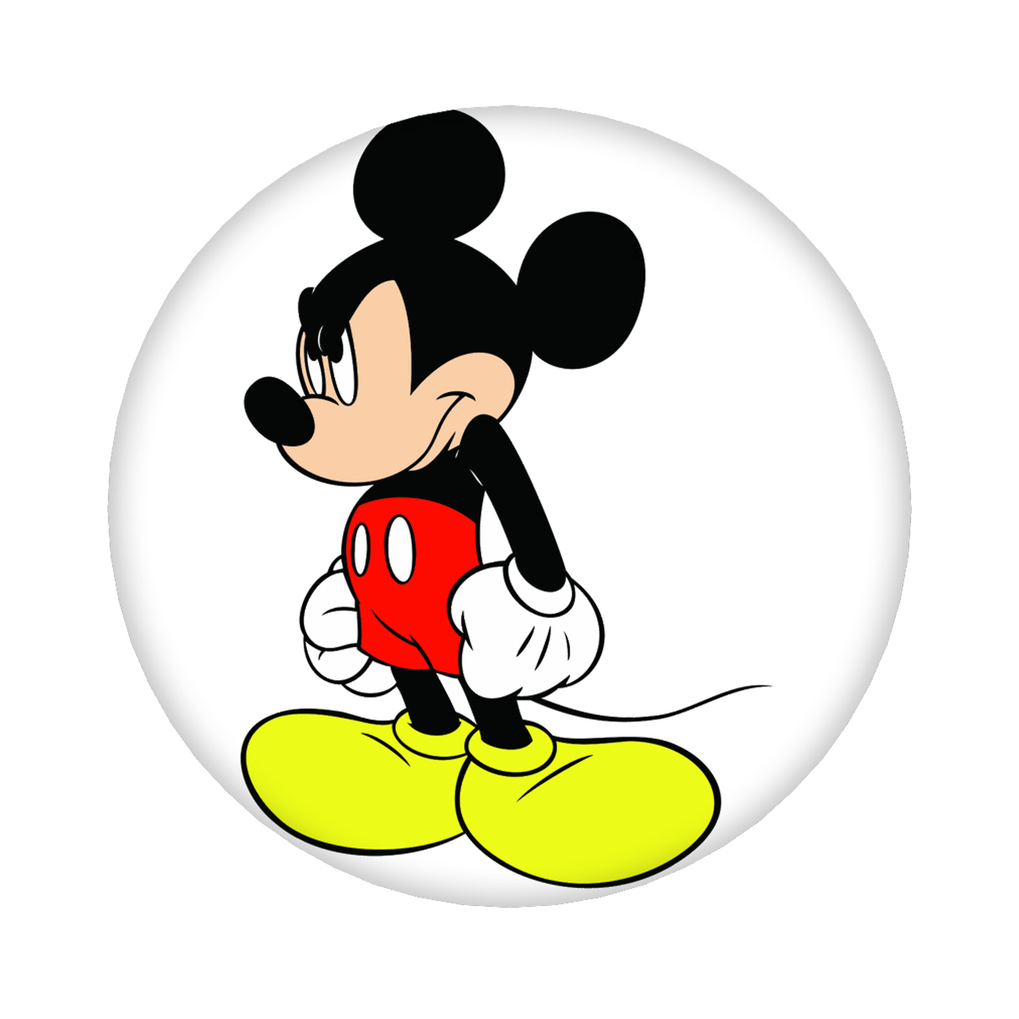 （画像用） ミッキーマウス Mickey Mouse 6cm 缶バッジ 複数セット