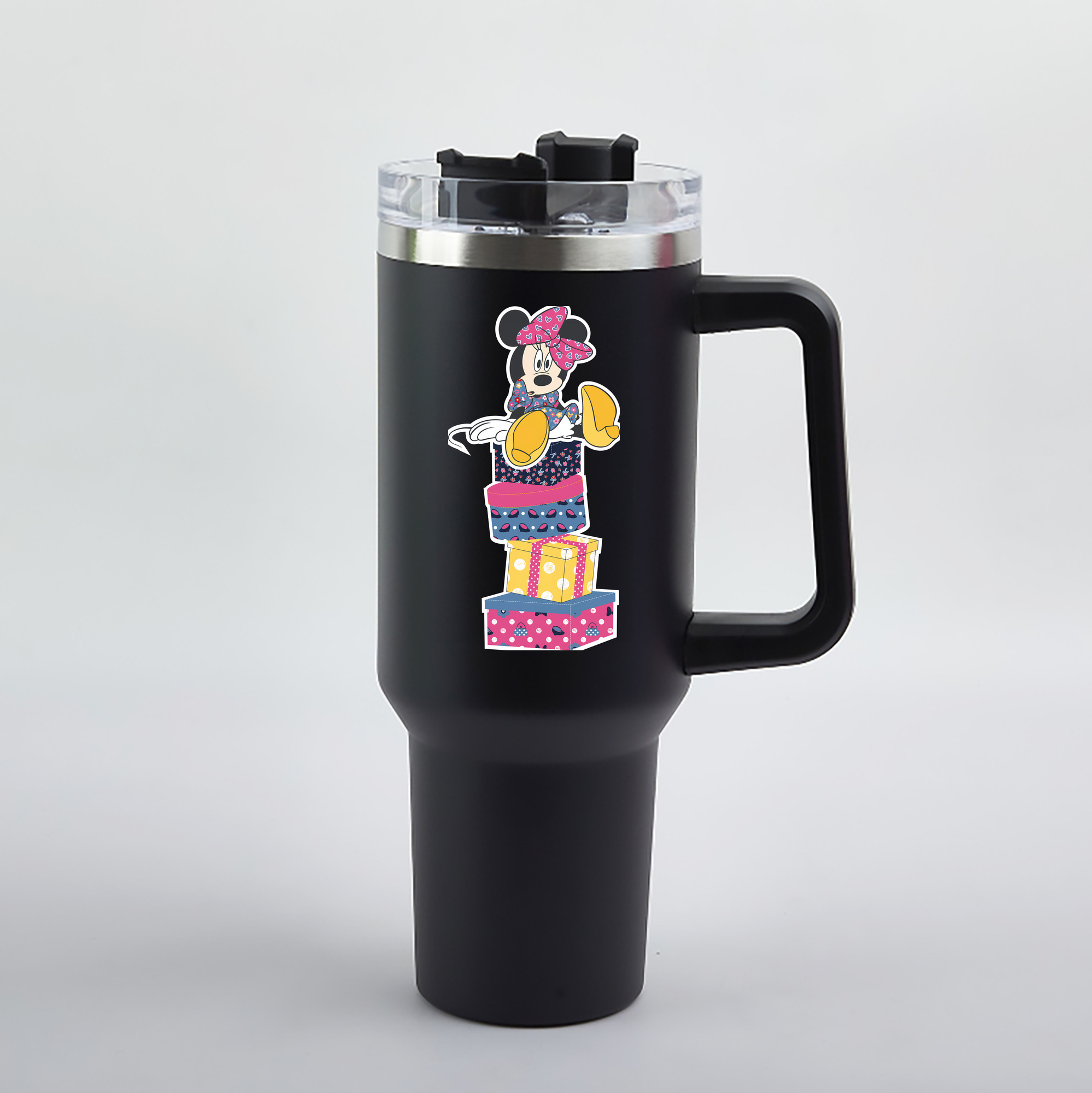 （画像用） ミッキーマウス Mickey Mouse 1200mL車用タンブラー（カラープリント）