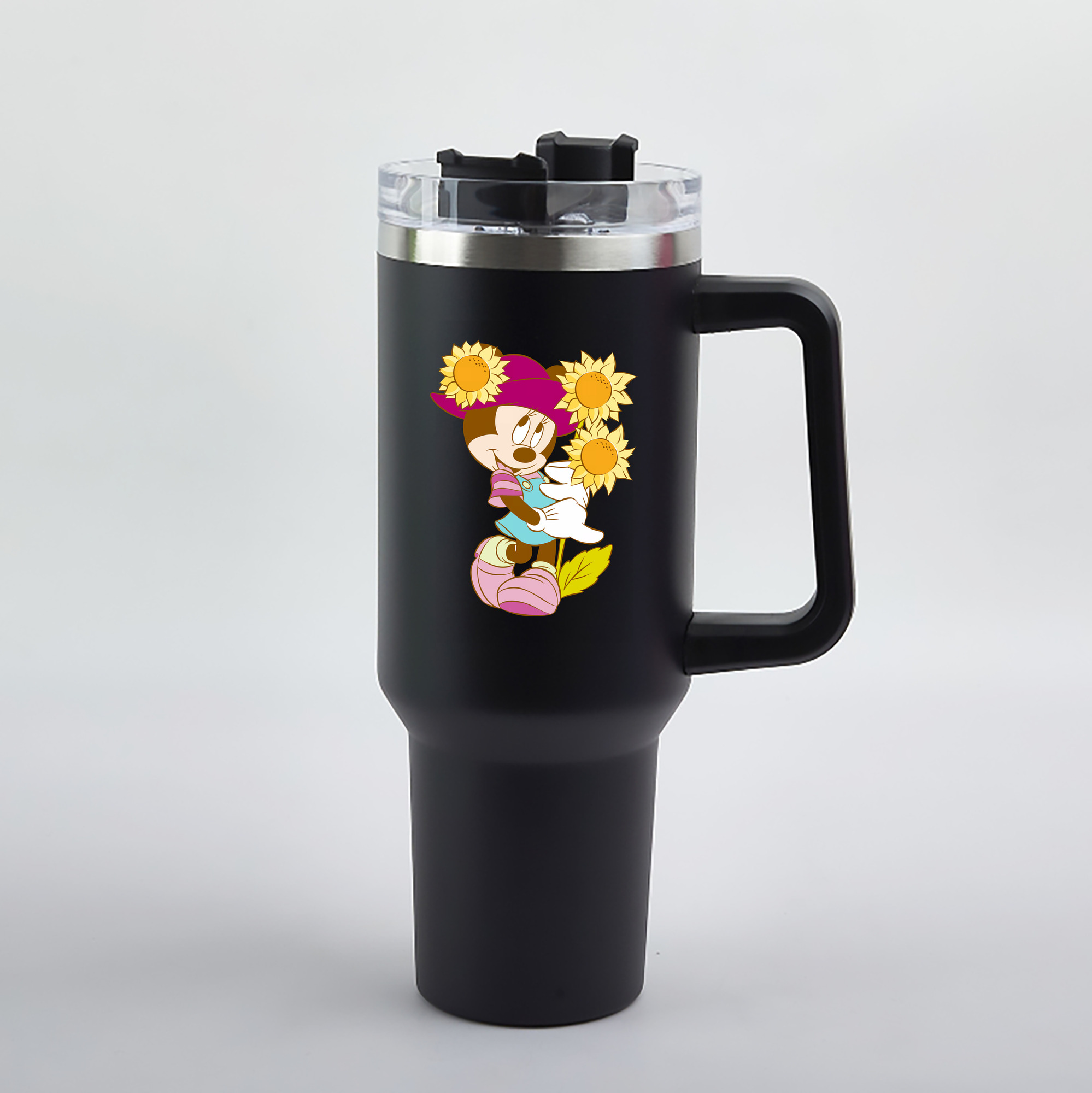（画像用） ミッキーマウス Mickey Mouse 1200mL車用タンブラー（カラープリント）