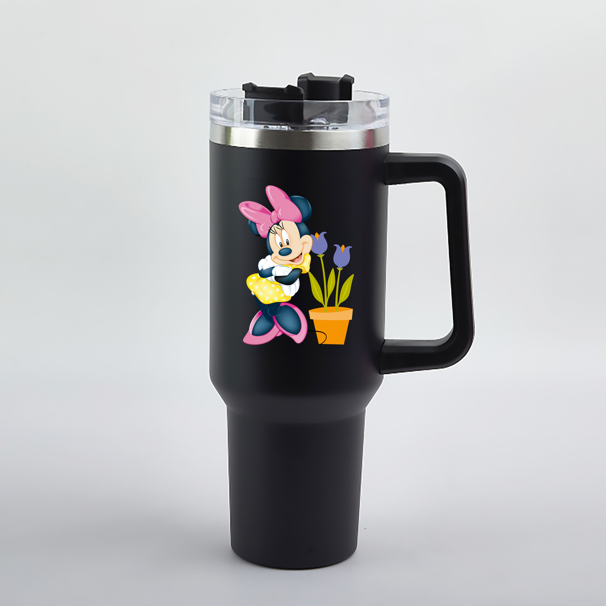 （画像用） ミッキーマウス Mickey Mouse 1200mL車用タンブラー（カラープリント）
