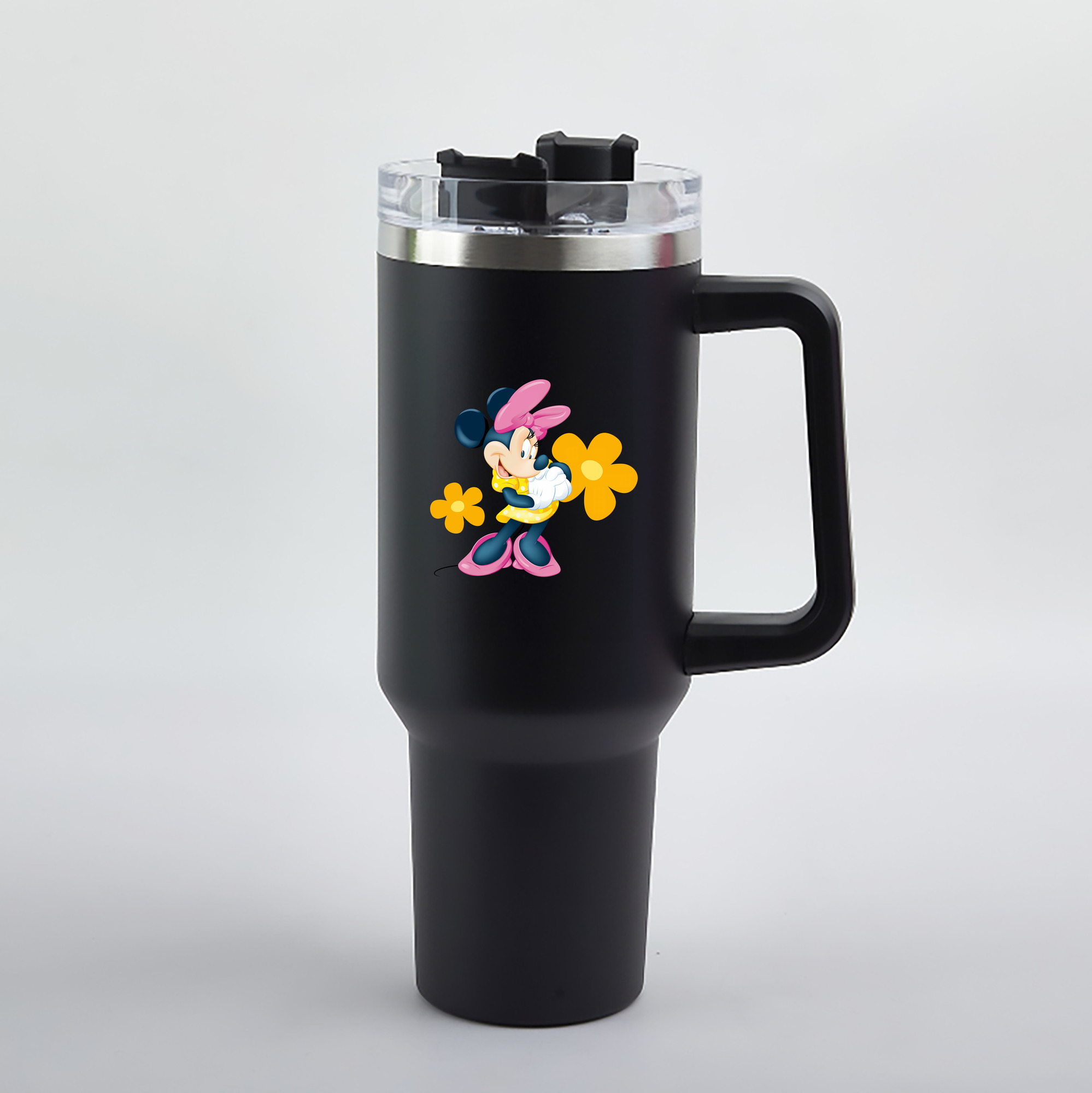 （画像用） ミッキーマウス Mickey Mouse 1200mL車用タンブラー（カラープリント）