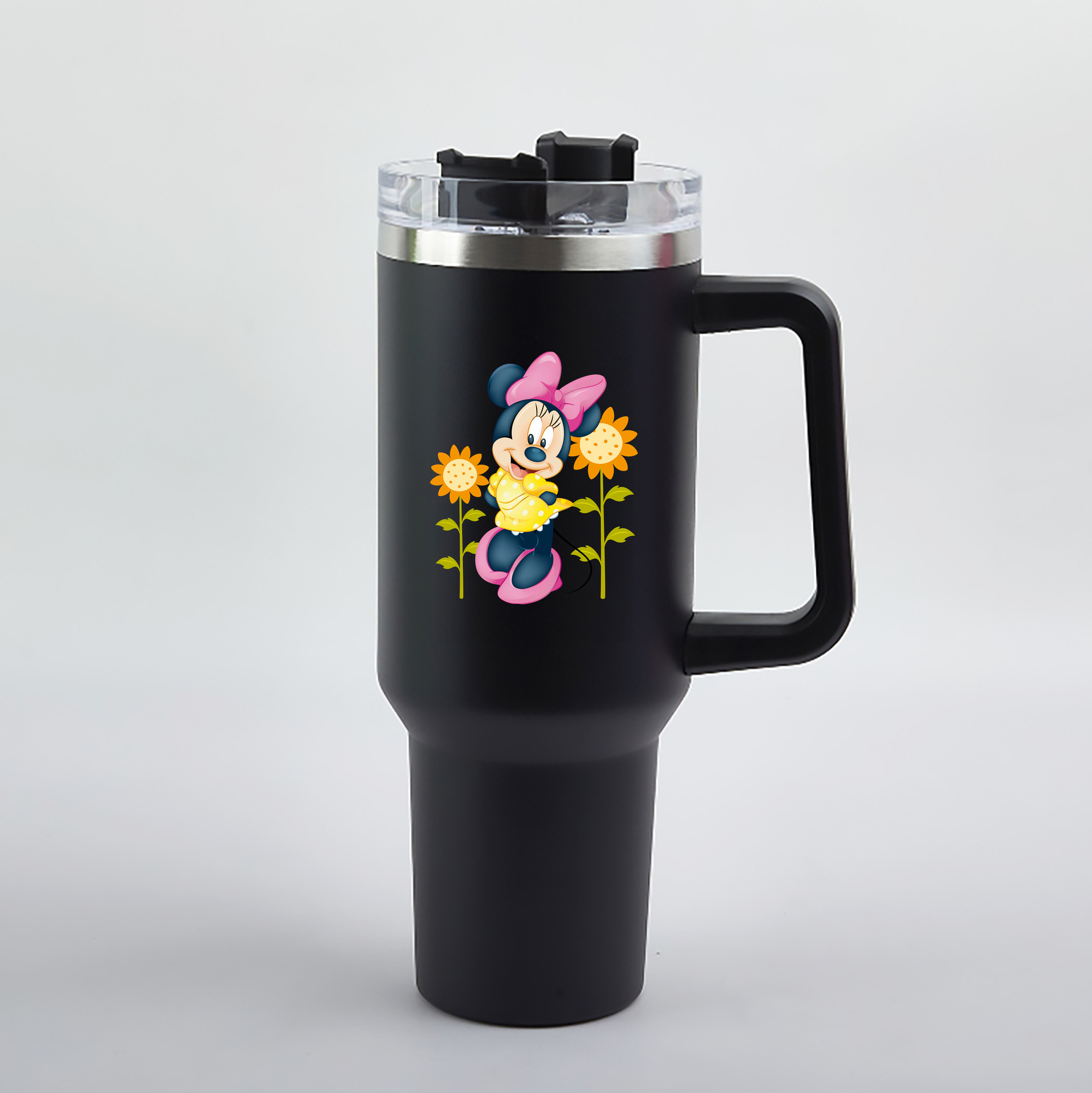 （画像用） ミッキーマウス Mickey Mouse 1200mL車用タンブラー（カラープリント）