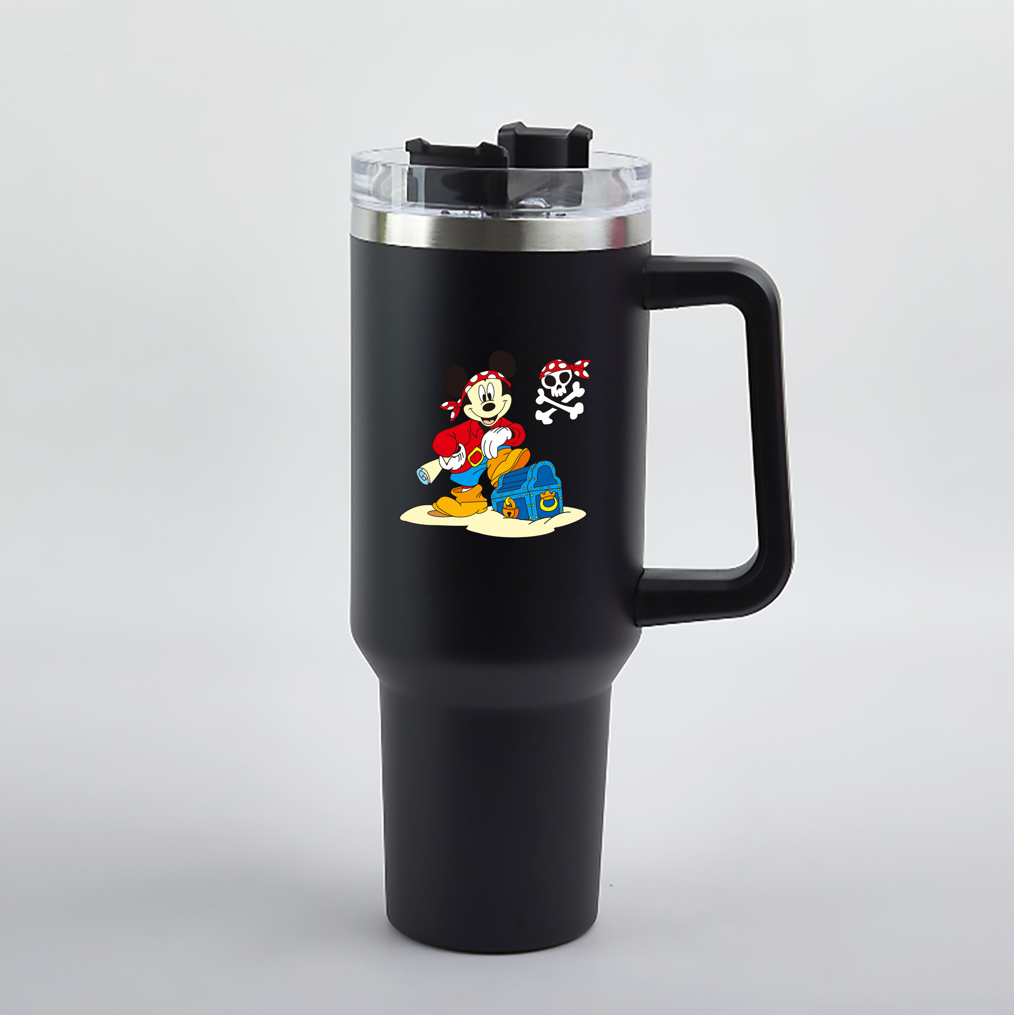 （画像用） ミッキーマウス Mickey Mouse 1200mL車用タンブラー（カラープリント）