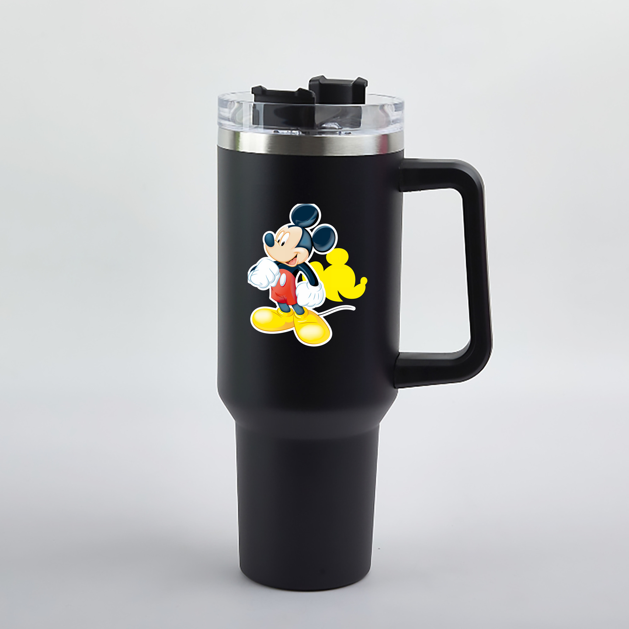 （画像用） ミッキーマウス Mickey Mouse 1200mL車用タンブラー（カラープリント）