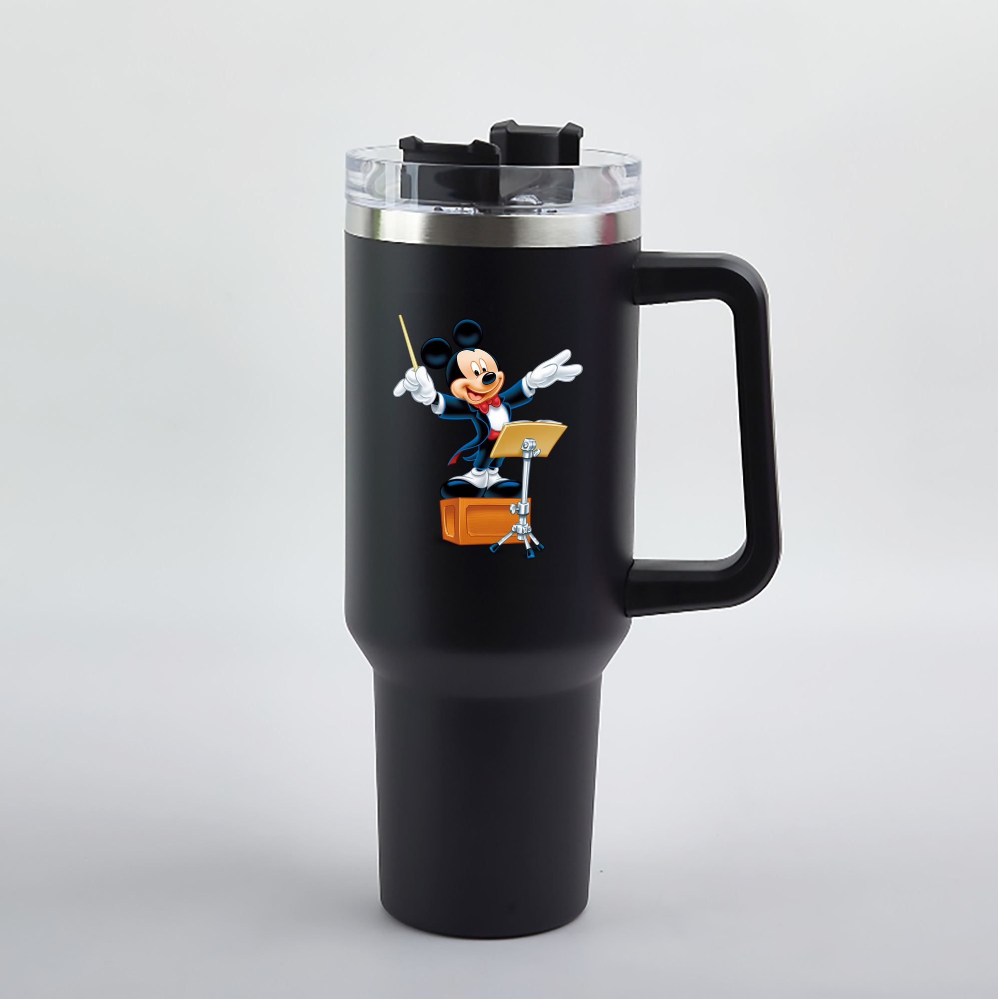 （画像用） ミッキーマウス Mickey Mouse 1200mL車用タンブラー（カラープリント）