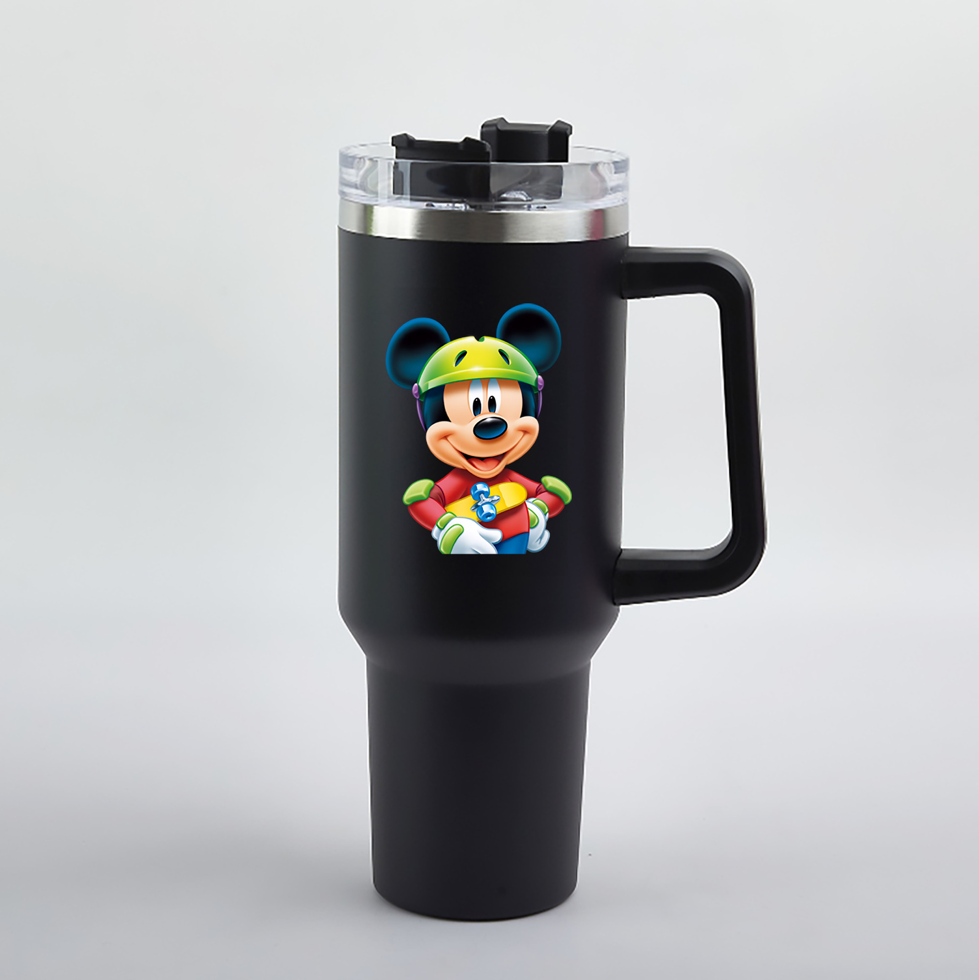 （画像用） ミッキーマウス Mickey Mouse 1200mL車用タンブラー（カラープリント）