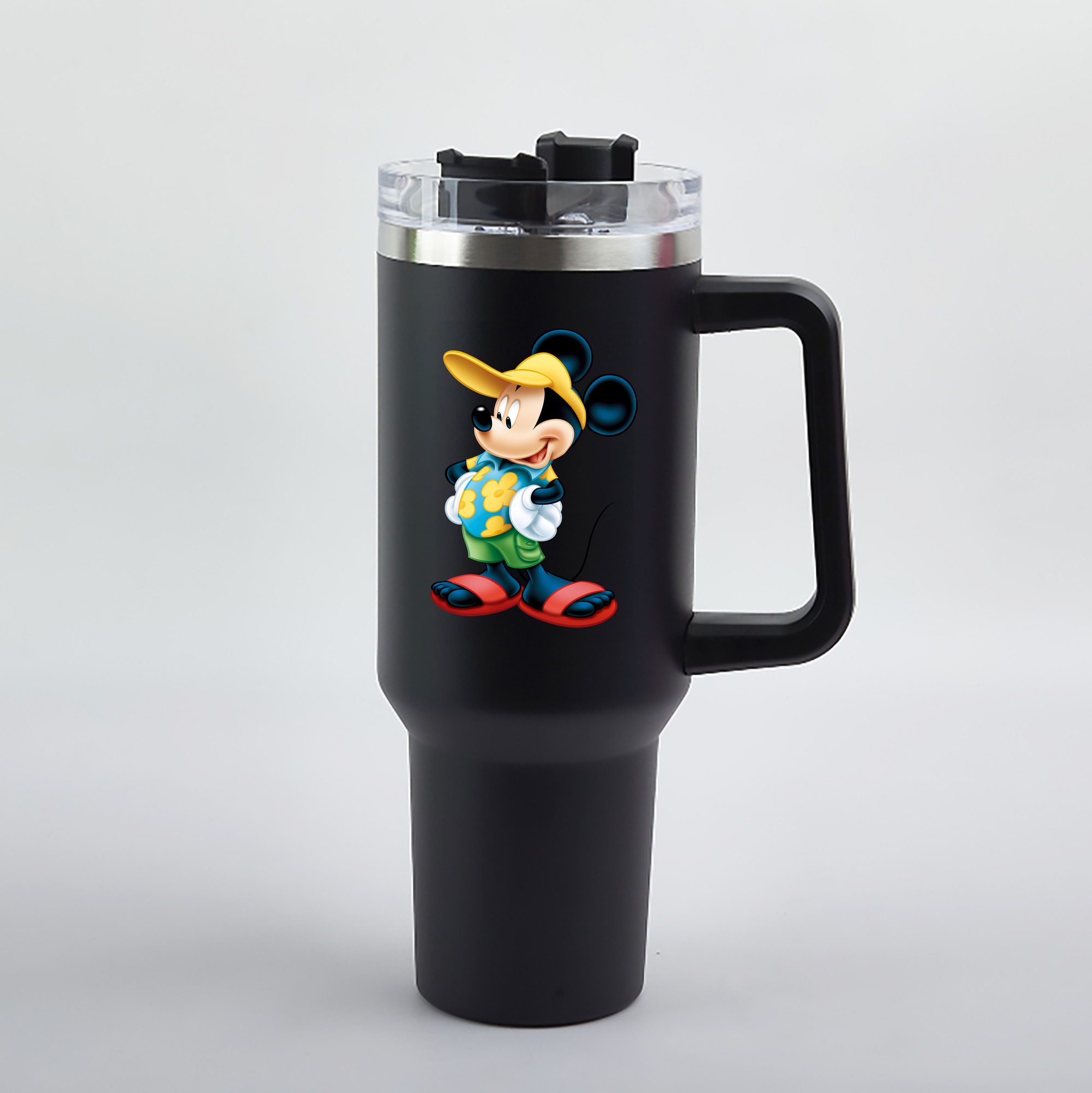 （画像用） ミッキーマウス Mickey Mouse 1200mL車用タンブラー（カラープリント）