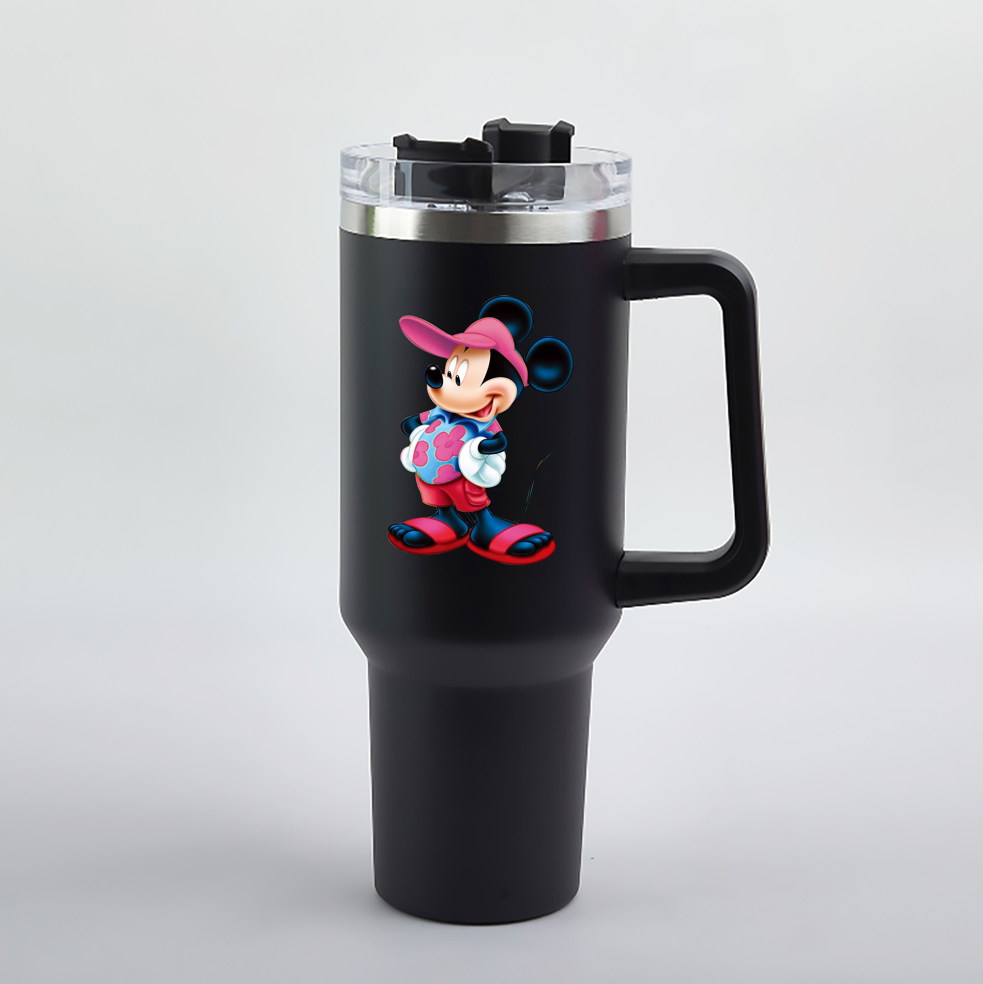 （画像用） ミッキーマウス Mickey Mouse 1200mL車用タンブラー（カラープリント）