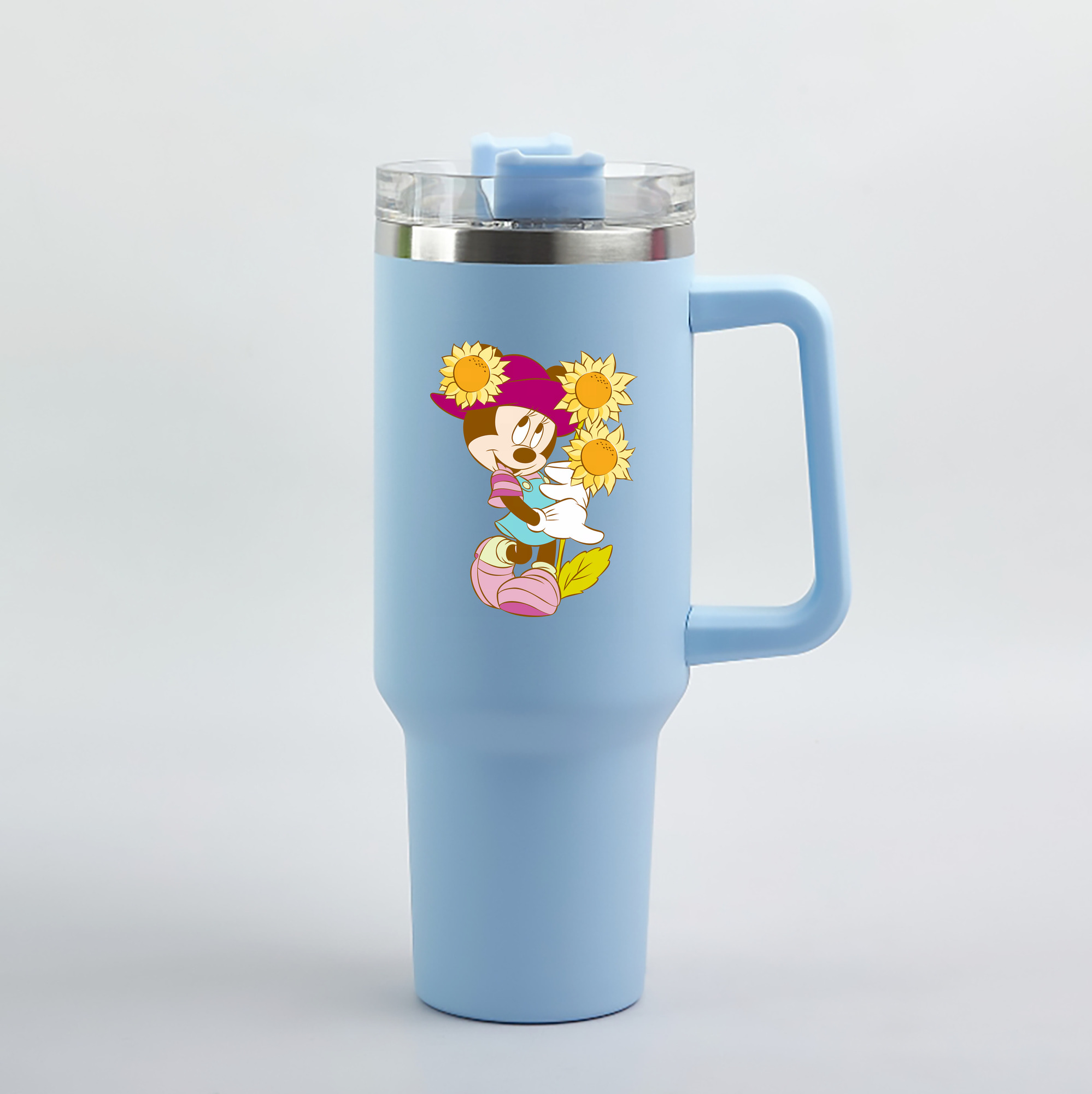 （画像用） ミッキーマウス Mickey Mouse 1200mL車用タンブラー（カラープリント）