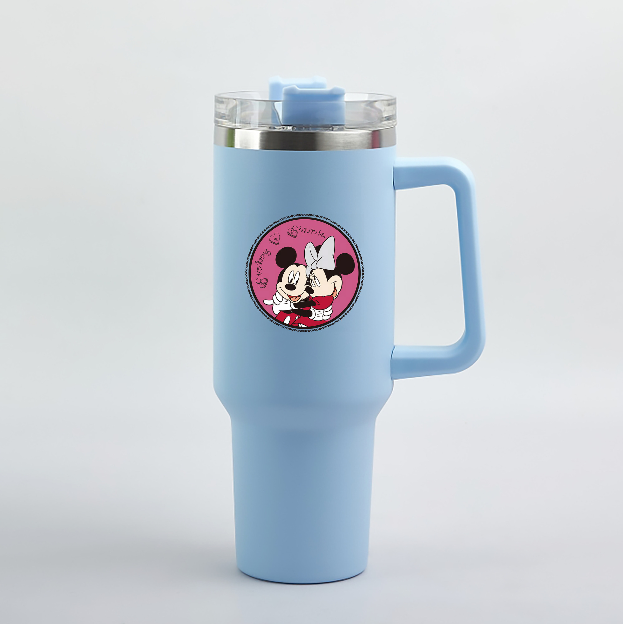 （画像用） ミッキーマウス Mickey Mouse 1200mL車用タンブラー（カラープリント）