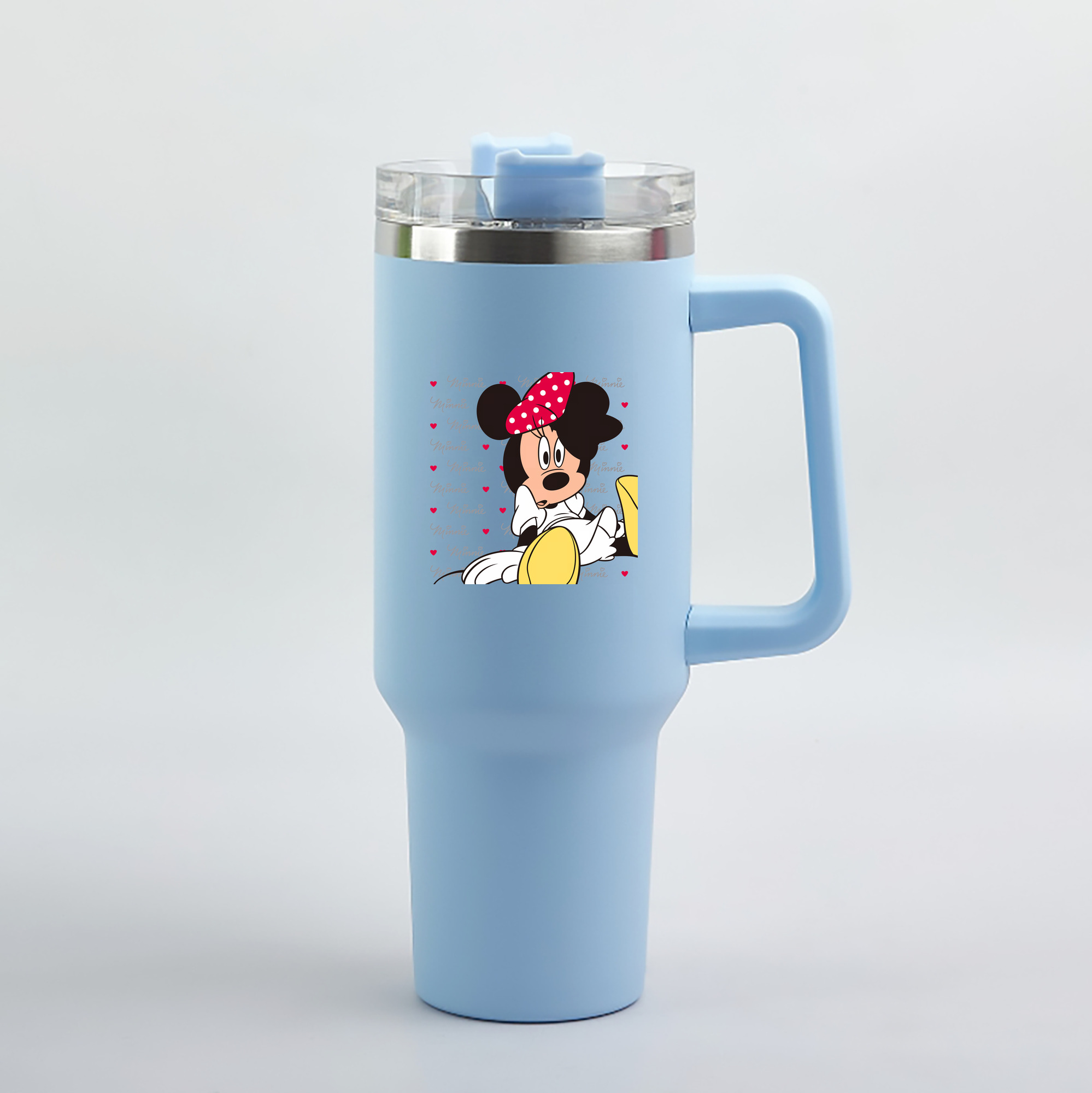 （画像用） ミッキーマウス Mickey Mouse 1200mL車用タンブラー（カラープリント）