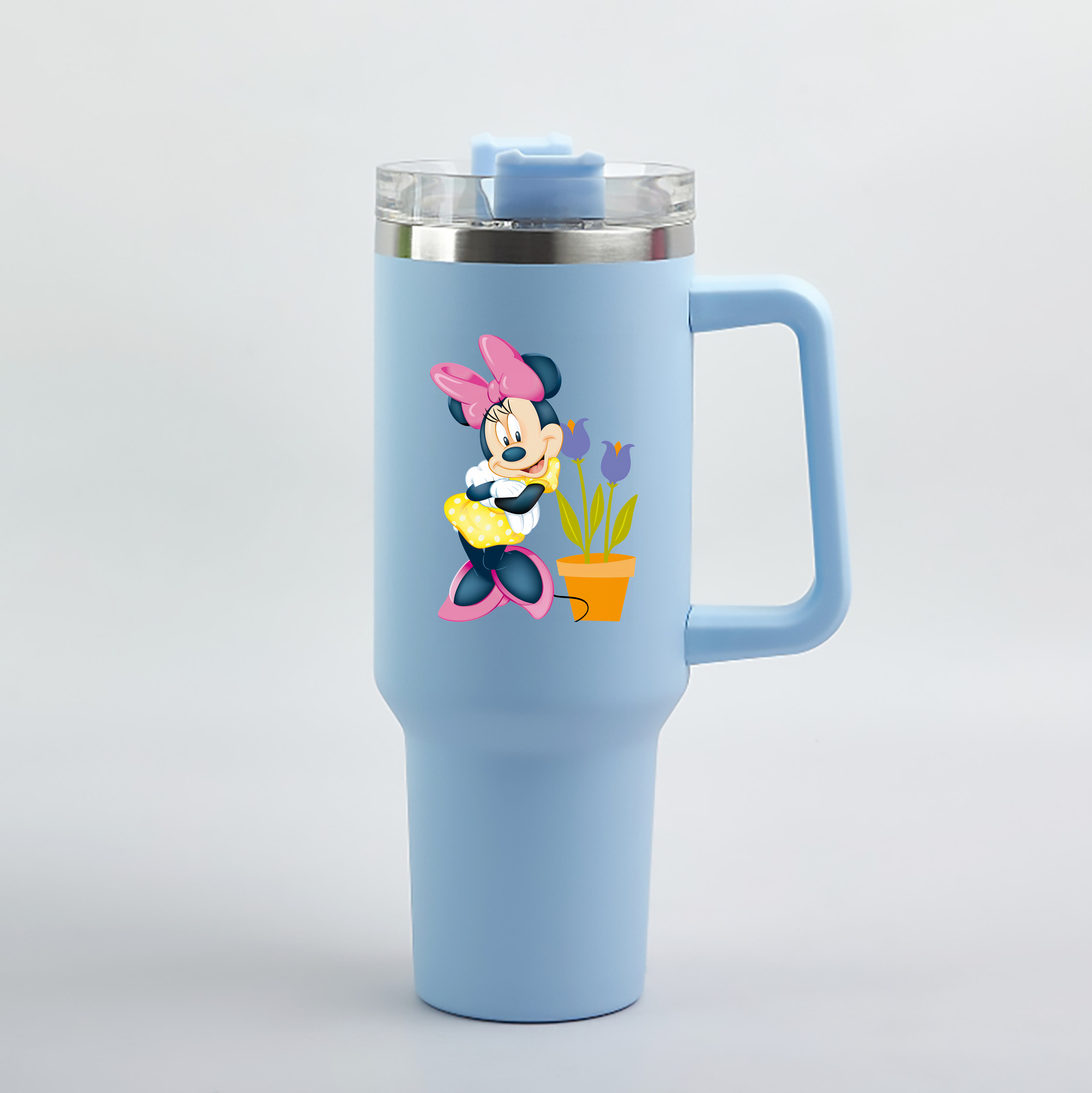 （画像用） ミッキーマウス Mickey Mouse 1200mL車用タンブラー（カラープリント）