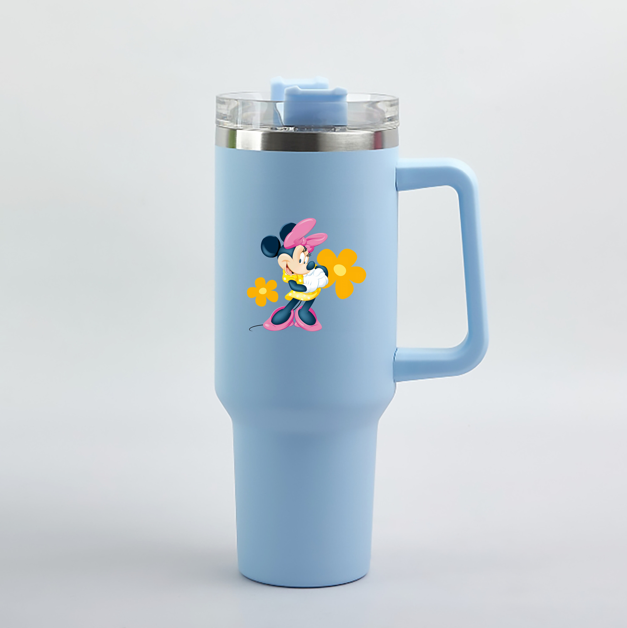 （画像用） ミッキーマウス Mickey Mouse 1200mL車用タンブラー（カラープリント）