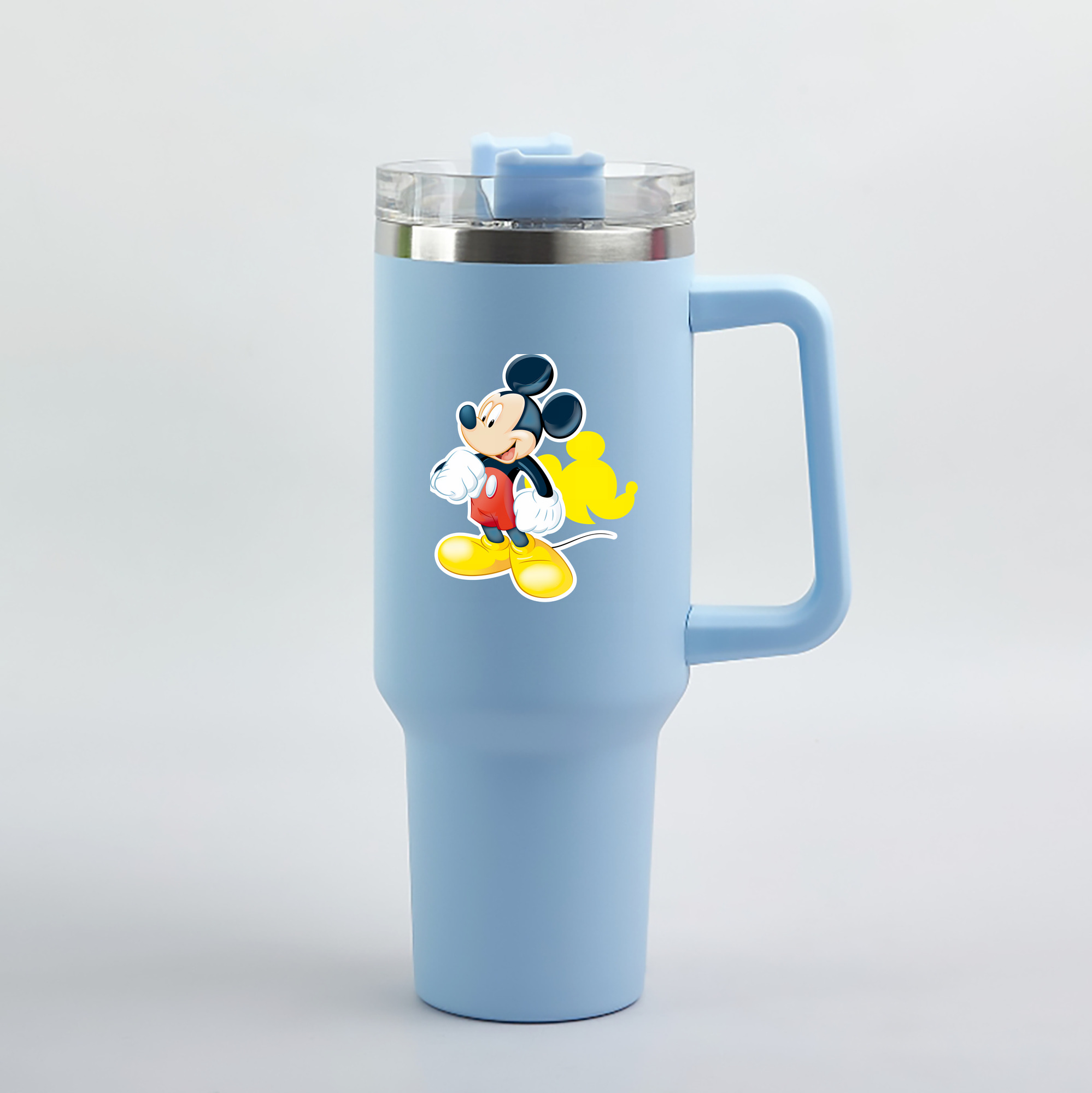 （画像用） ミッキーマウス Mickey Mouse 1200mL車用タンブラー（カラープリント）