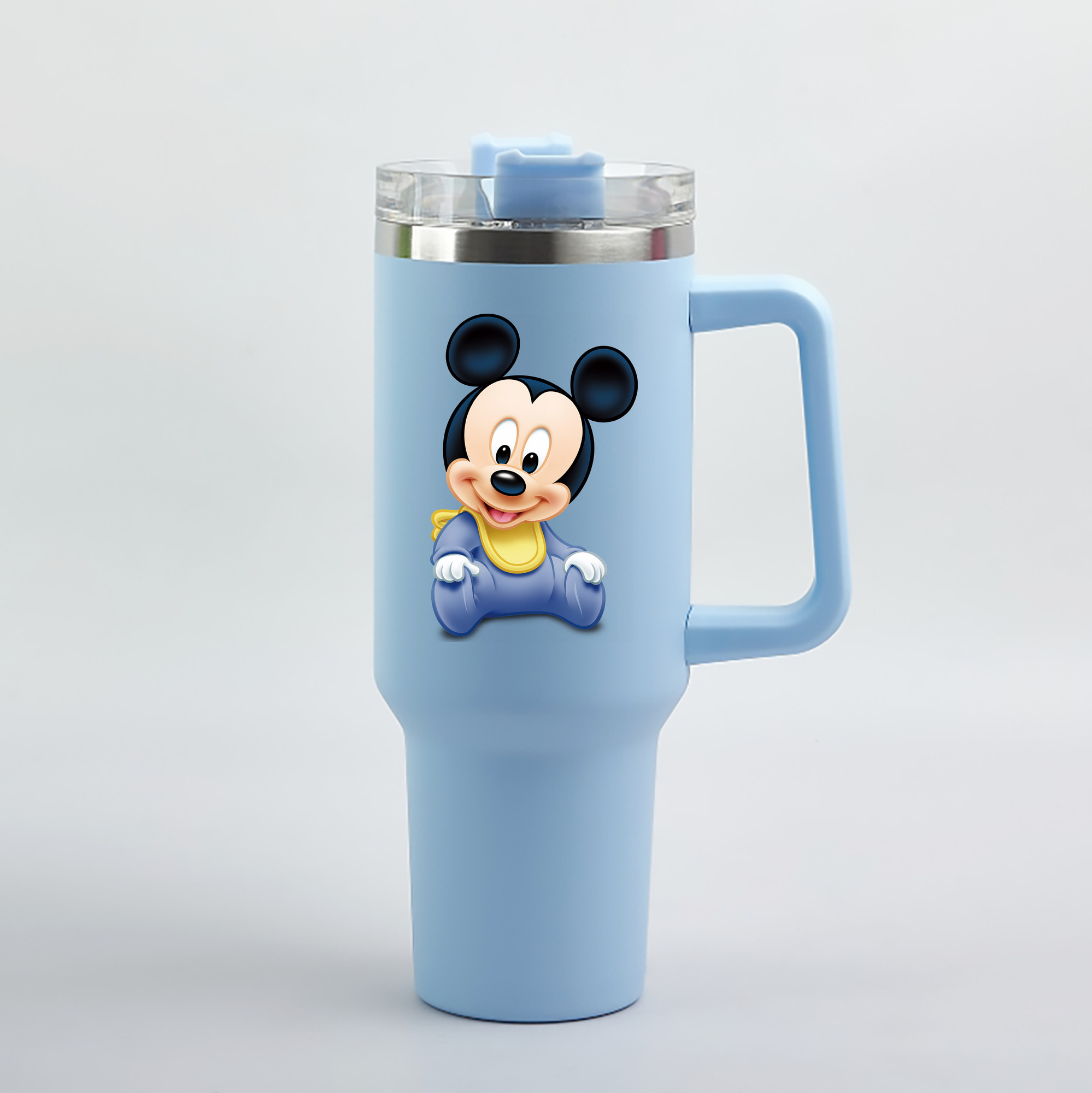 （画像用） ミッキーマウス Mickey Mouse 1200mL車用タンブラー（カラープリント）