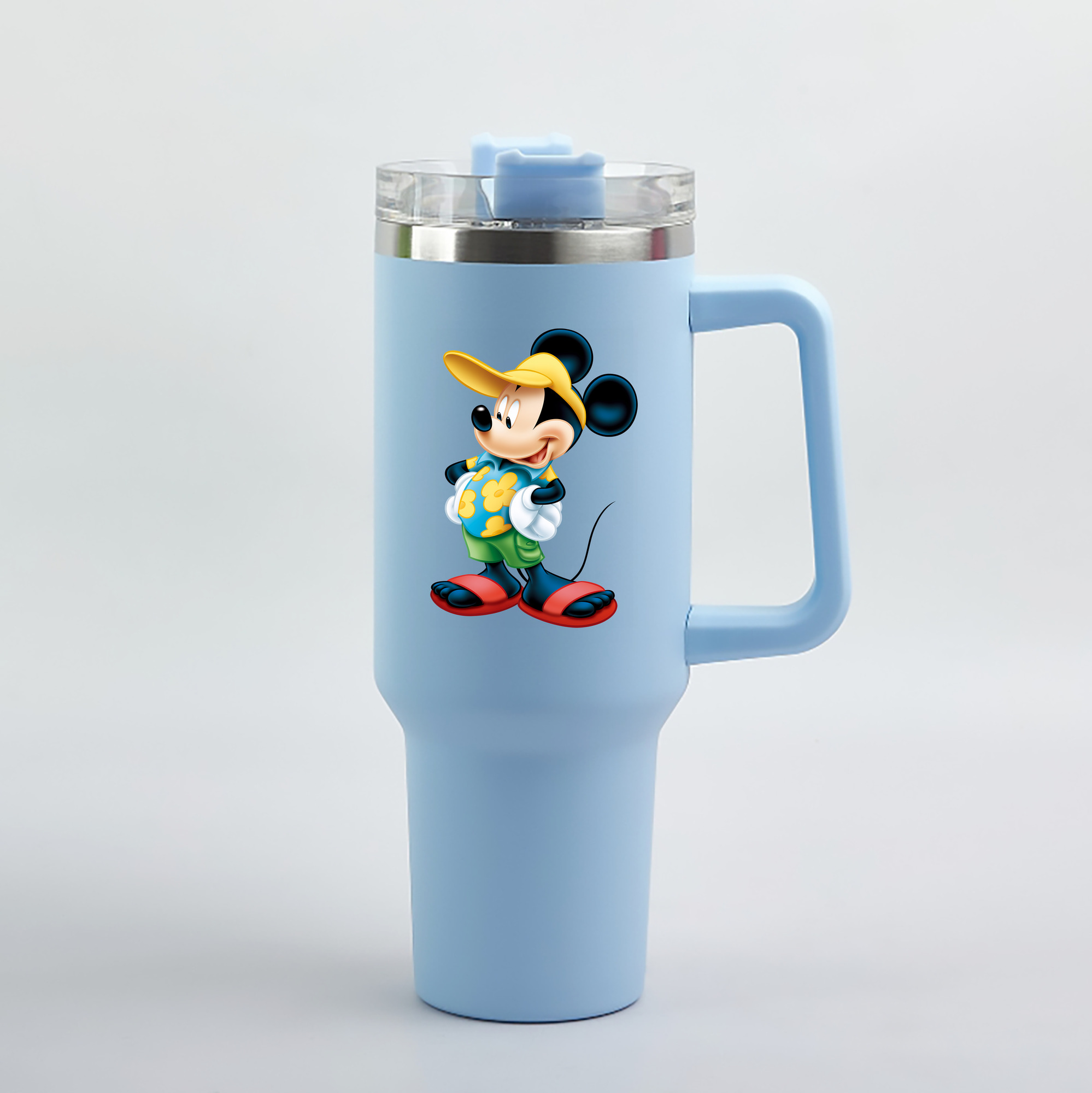 （画像用） ミッキーマウス Mickey Mouse 1200mL車用タンブラー（カラープリント）