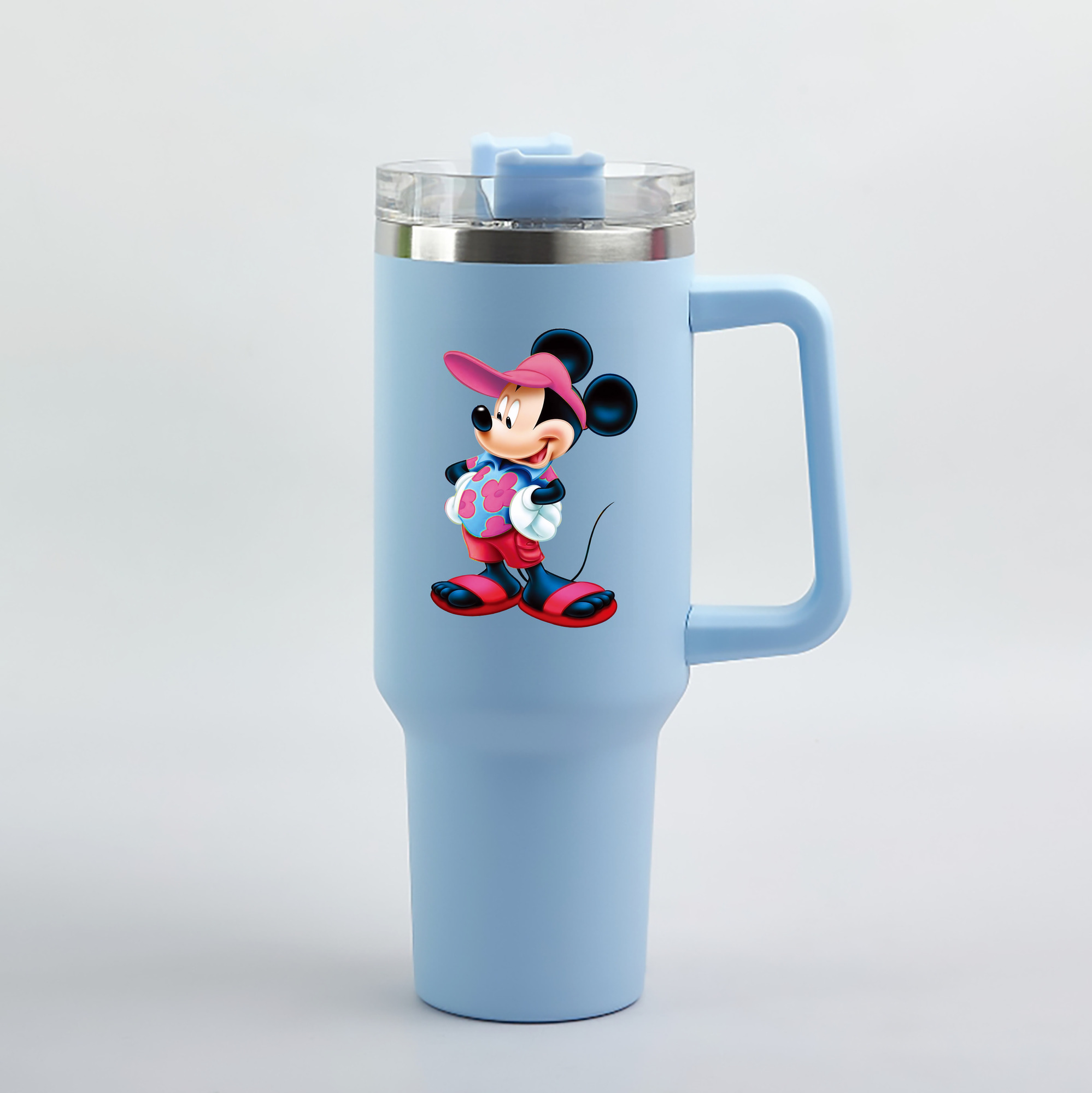 （画像用） ミッキーマウス Mickey Mouse 1200mL車用タンブラー（カラープリント）
