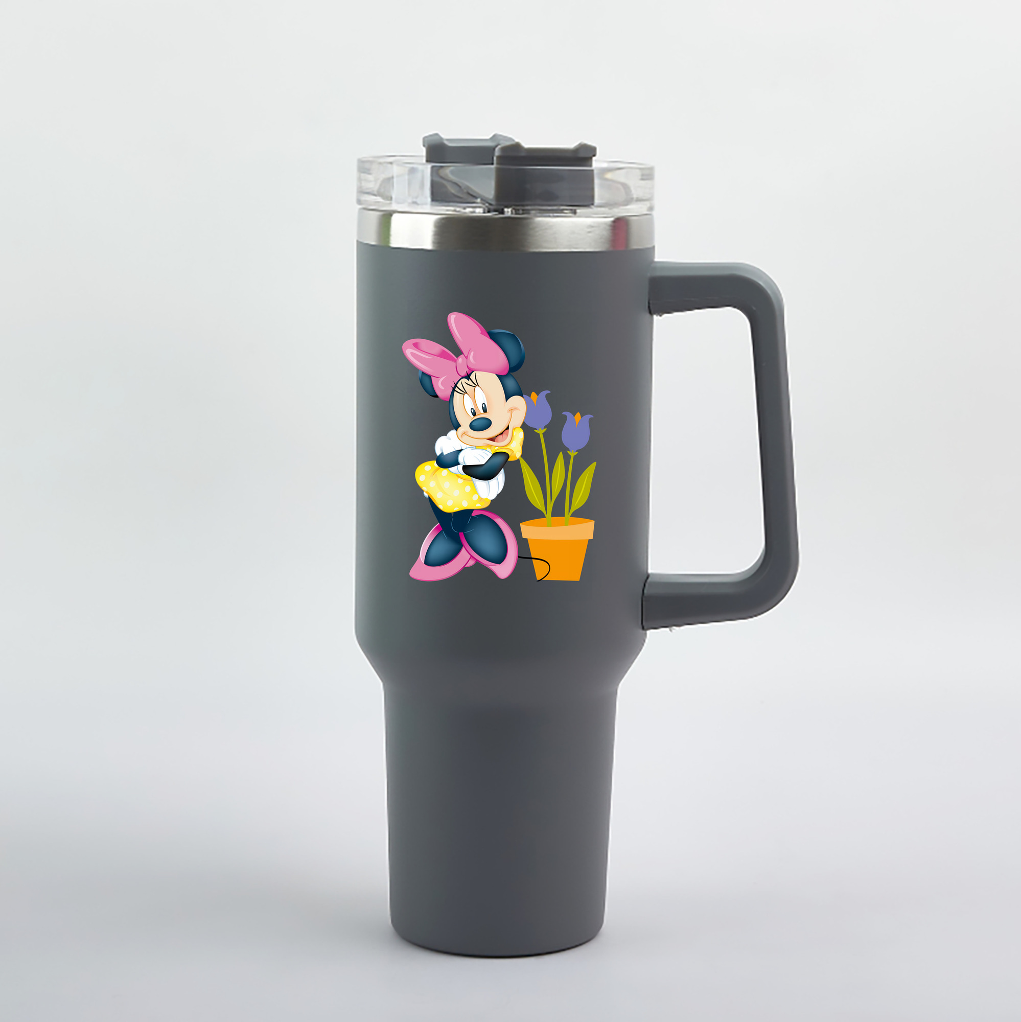 （画像用） ミッキーマウス Mickey Mouse 1200mL車用タンブラー（カラープリント）