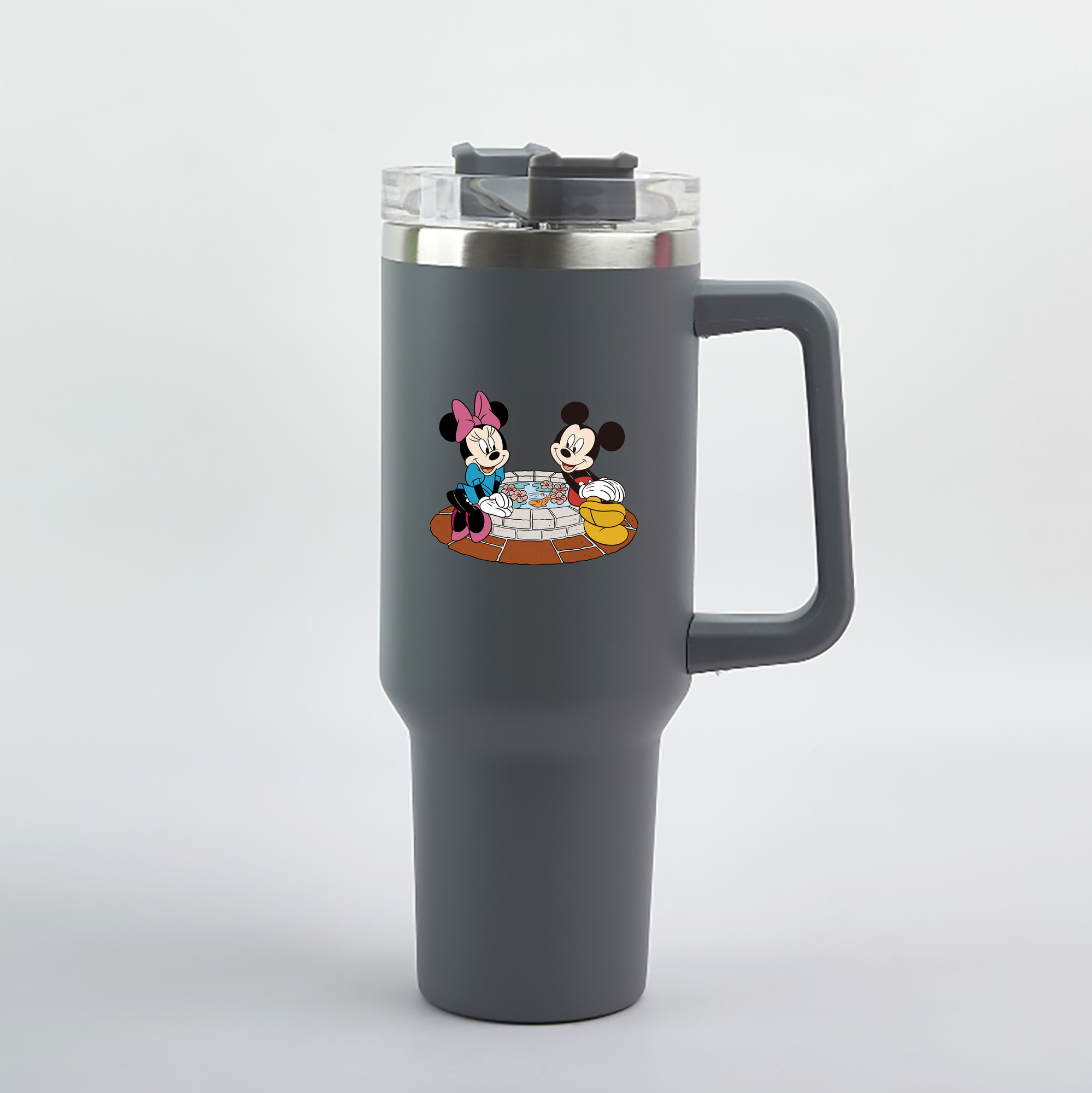 （画像用） ミッキーマウス Mickey Mouse 1200mL車用タンブラー（カラープリント）