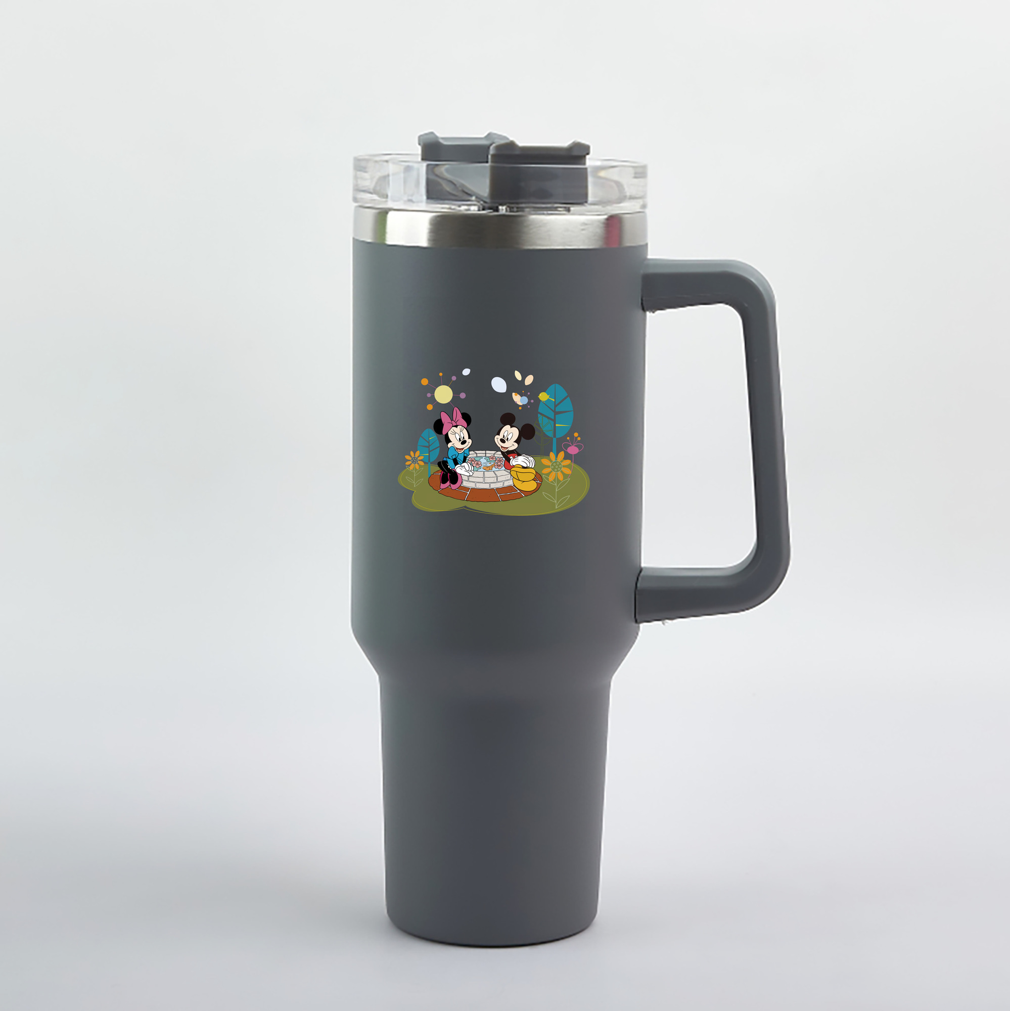 （画像用） ミッキーマウス Mickey Mouse 1200mL車用タンブラー（カラープリント）