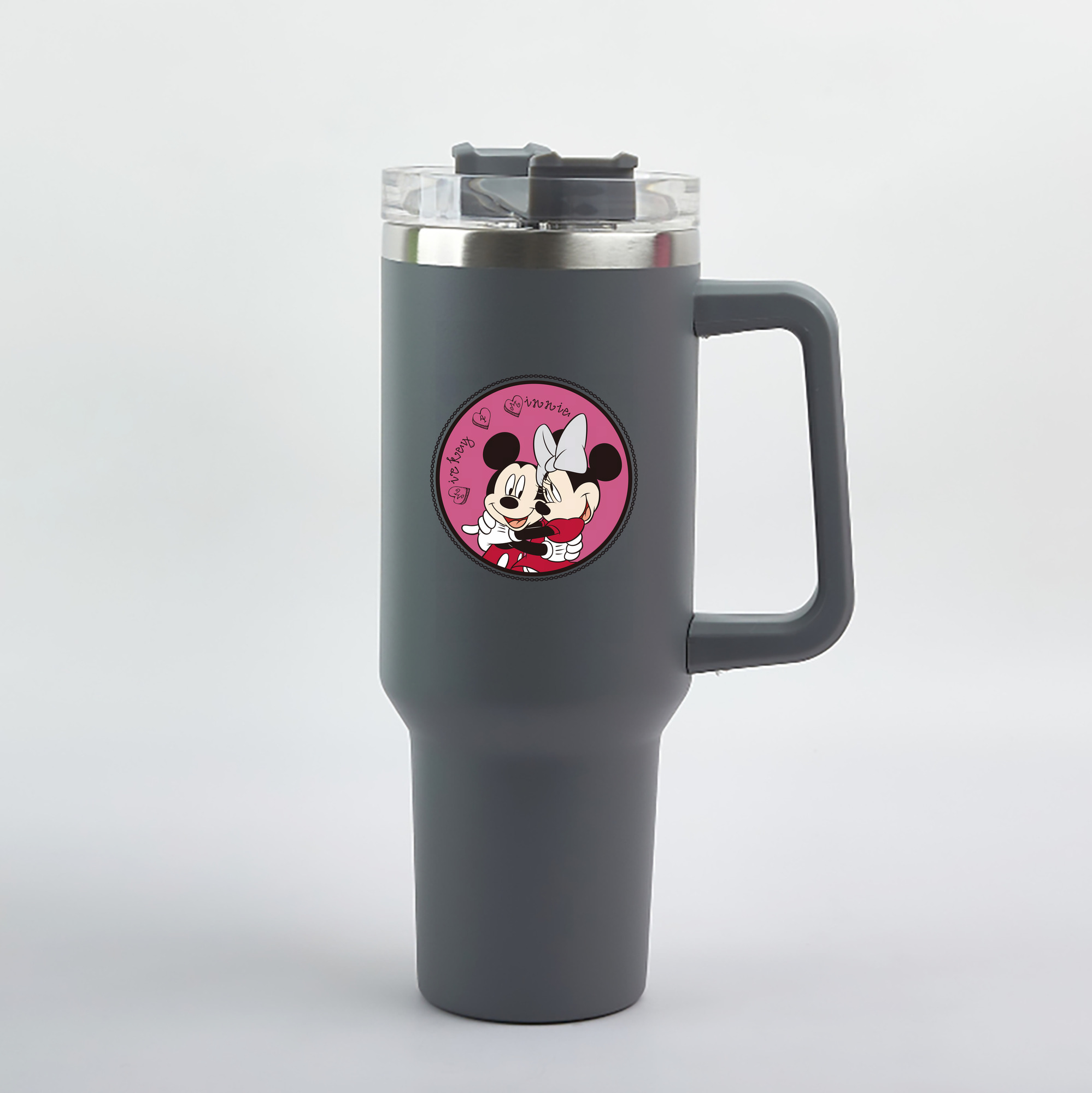 （画像用） ミッキーマウス Mickey Mouse 1200mL車用タンブラー（カラープリント）