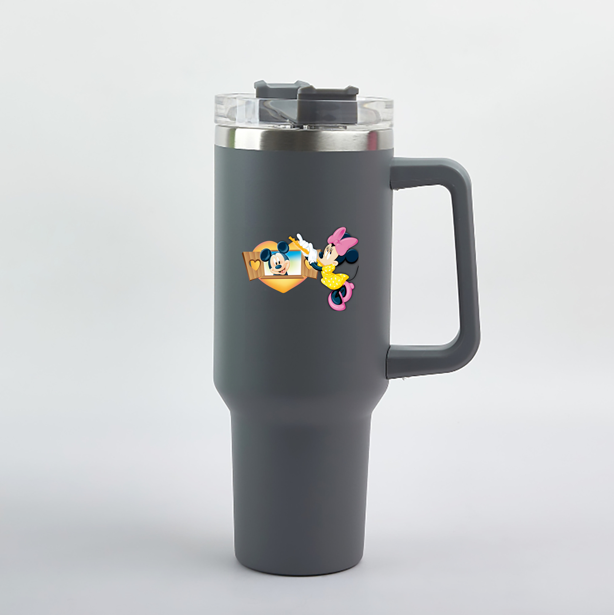 （画像用） ミッキーマウス Mickey Mouse 1200mL車用タンブラー（カラープリント）